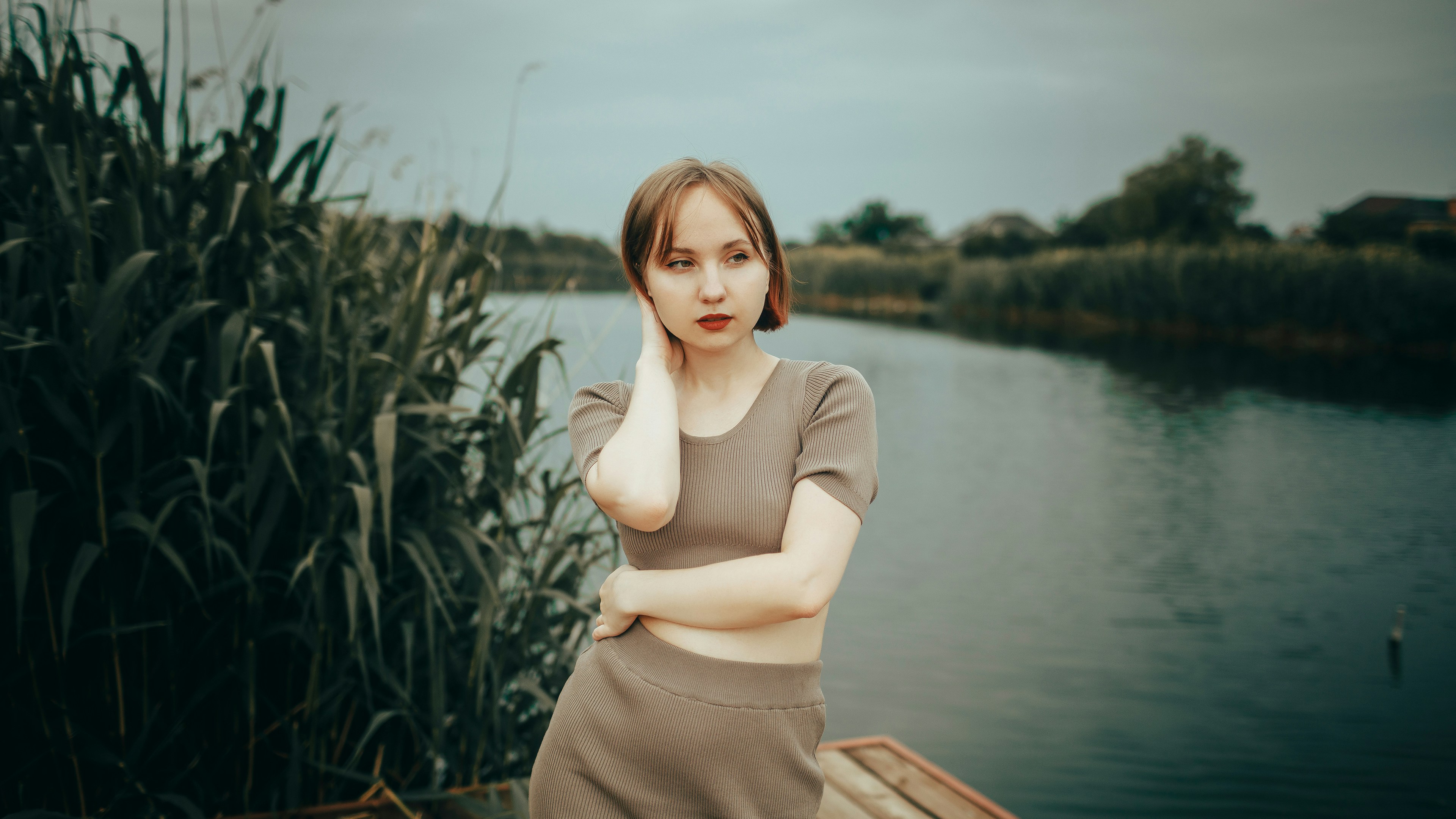 Contemplative portrait