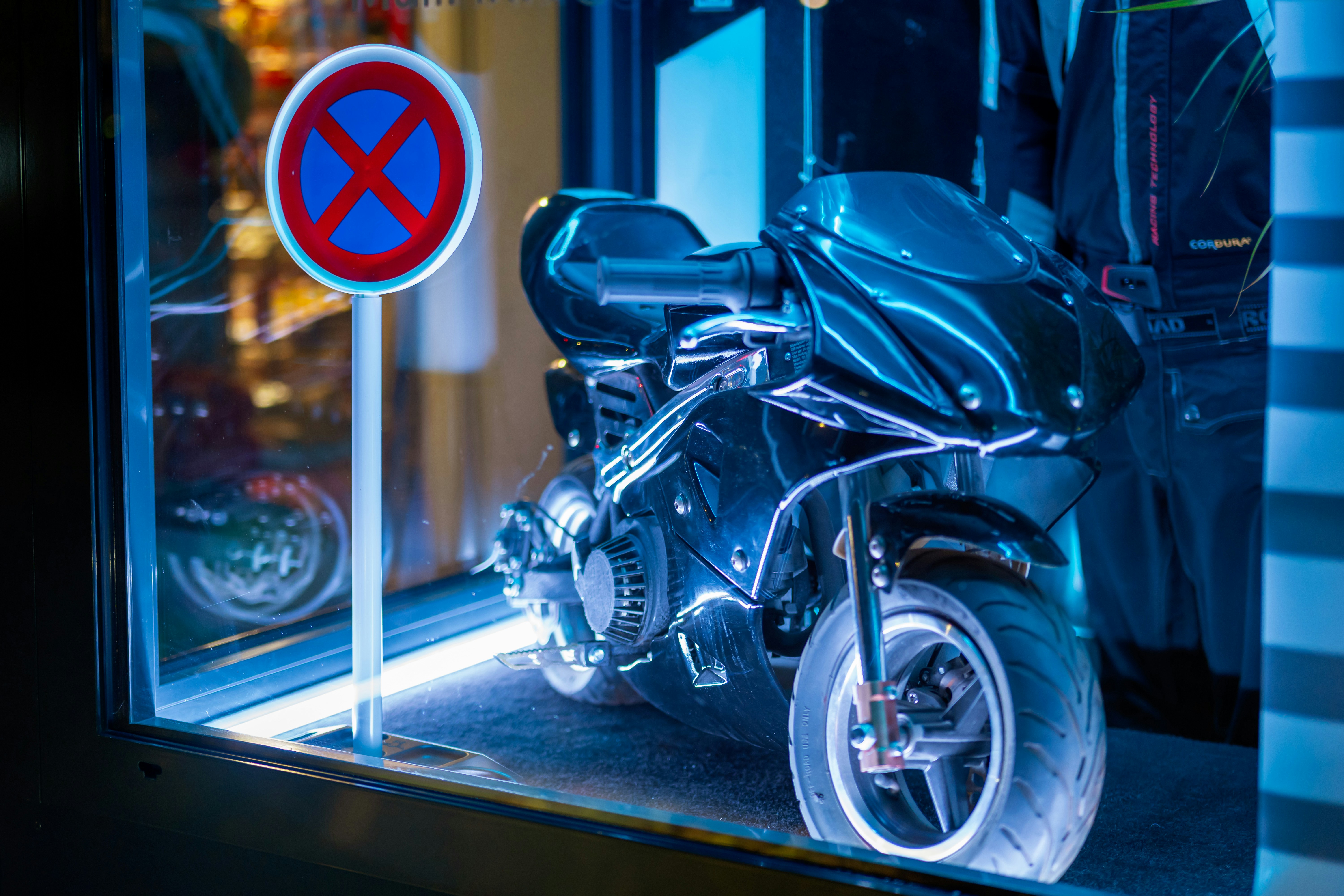 Showroom displaying various electric wheelchair models