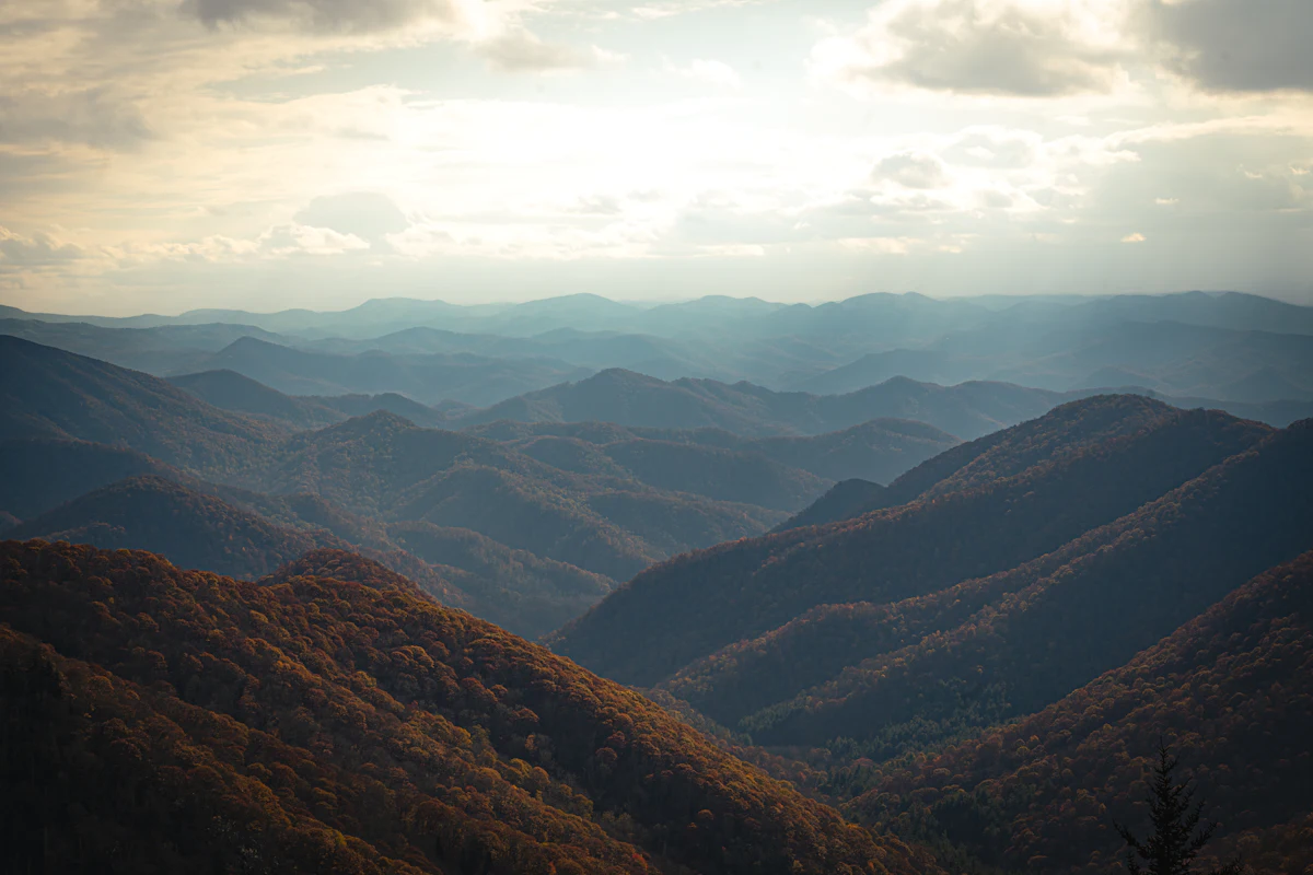 The Blue Ridge, layered as advertised.