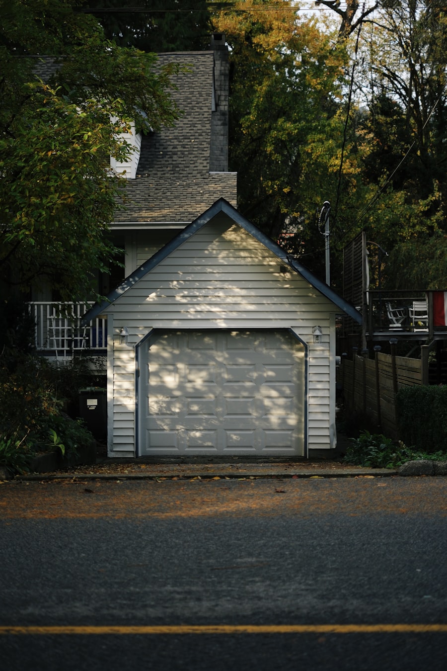 Residential garage door installation