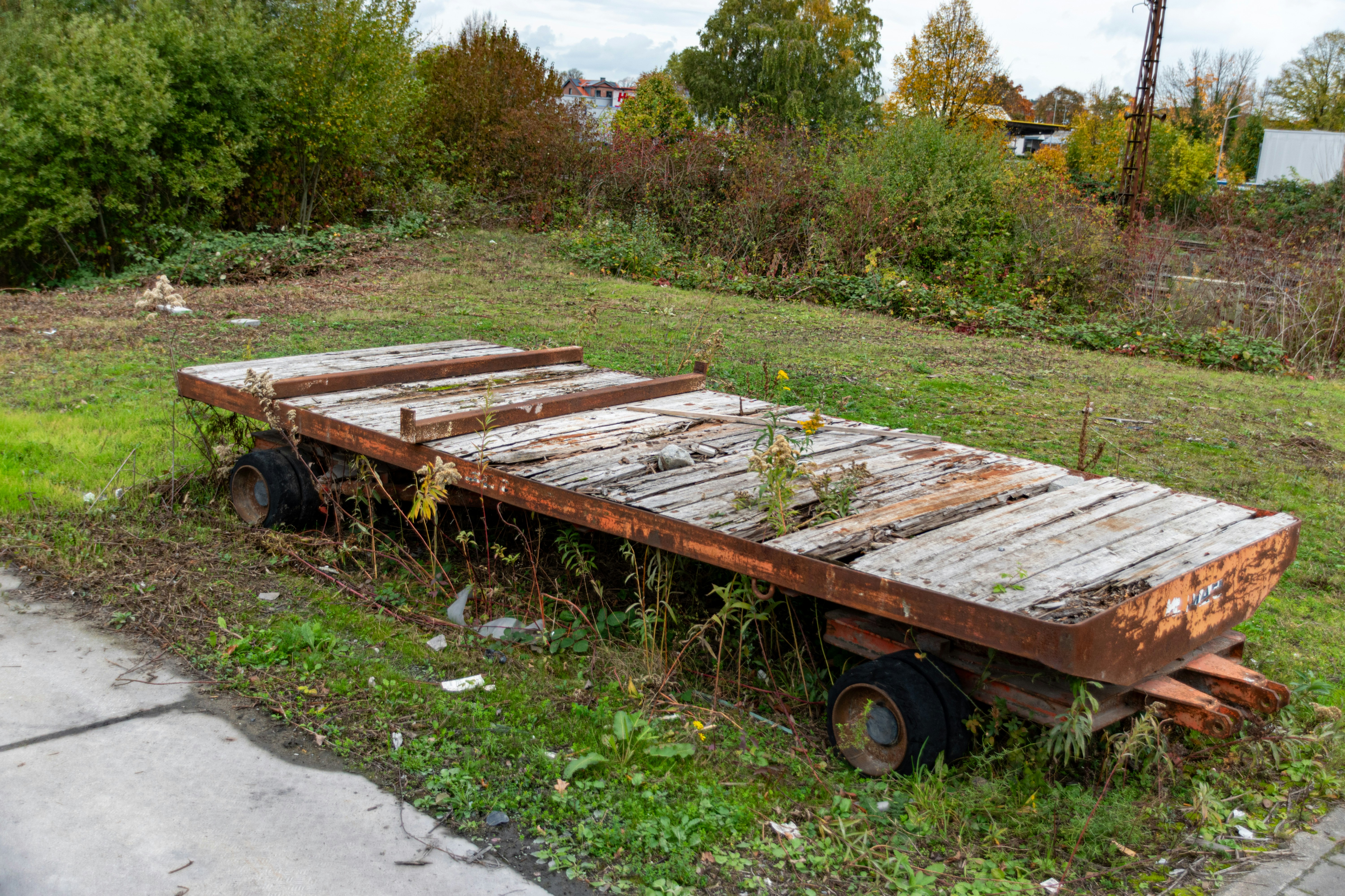 flatbed trailer