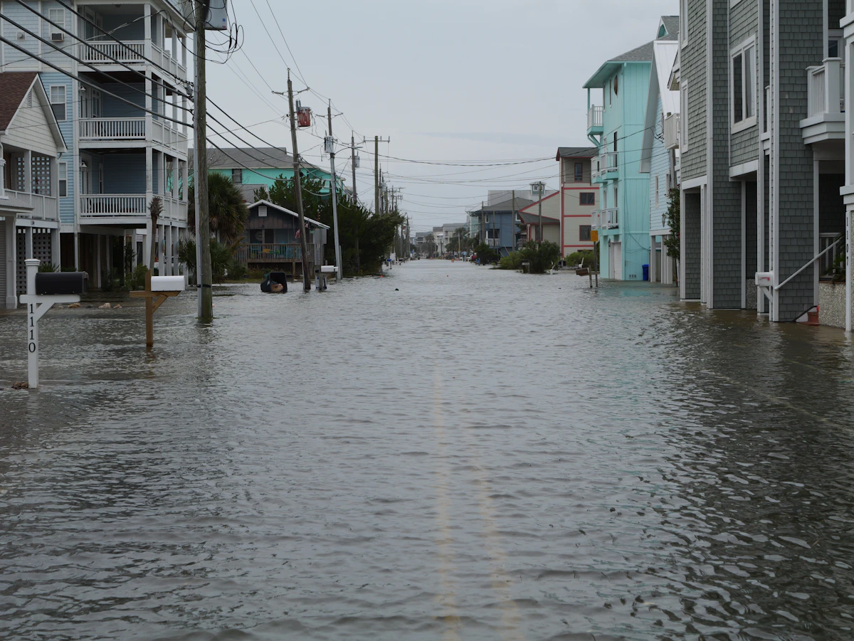 Flooded street showing water damage — emergency response at the Lake of the Ozarks