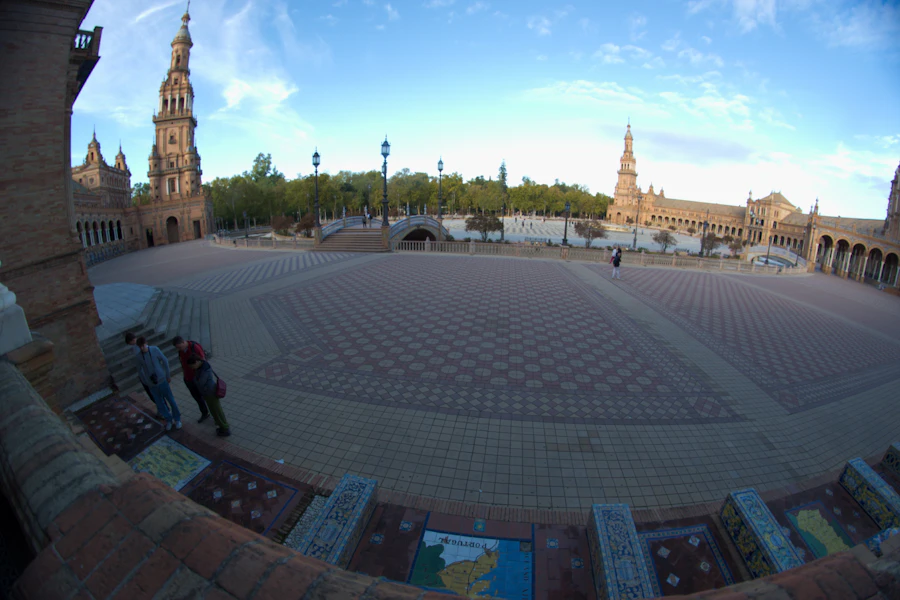 Praça de Espanha em Sevilha
