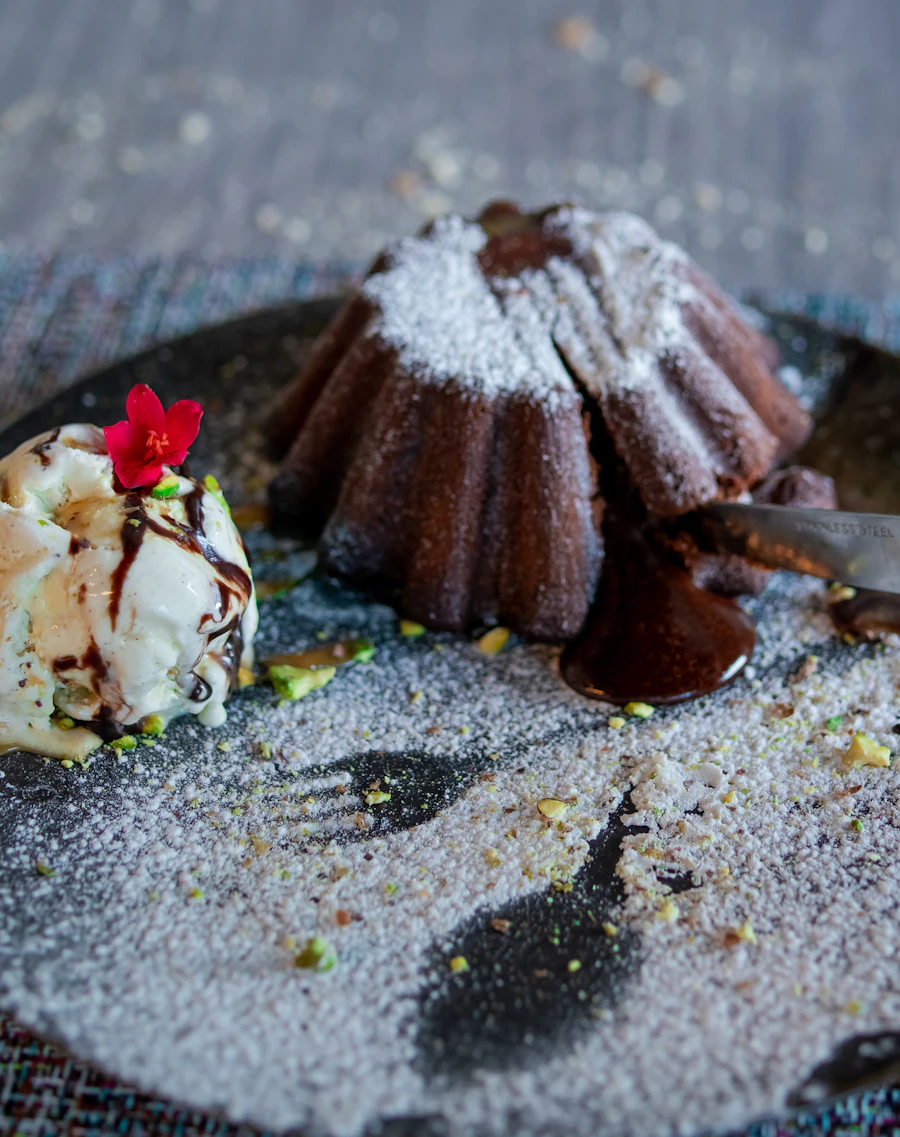 Fondant au chocolat stock ürün görseli