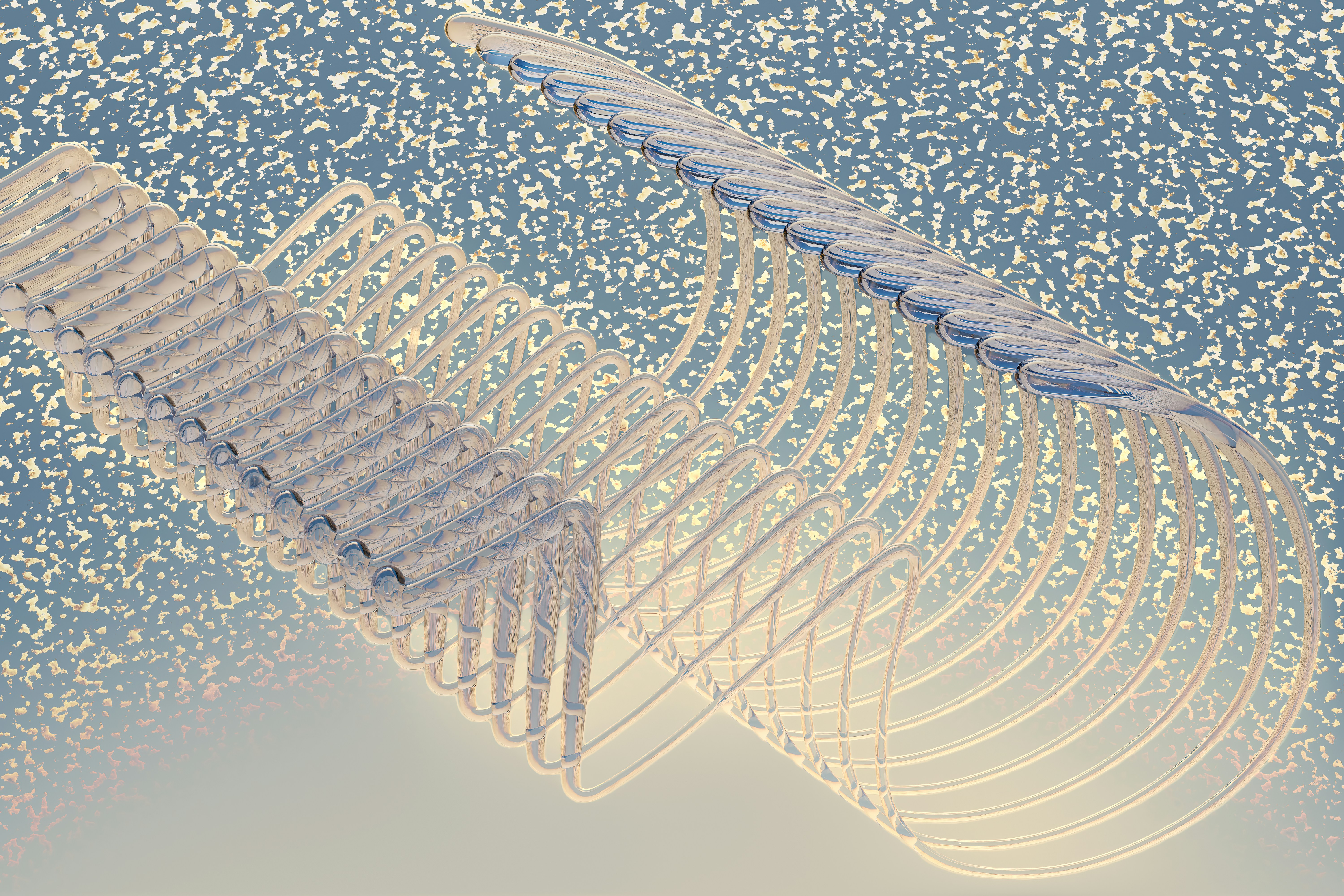 Abstract geometric shapes with textured background