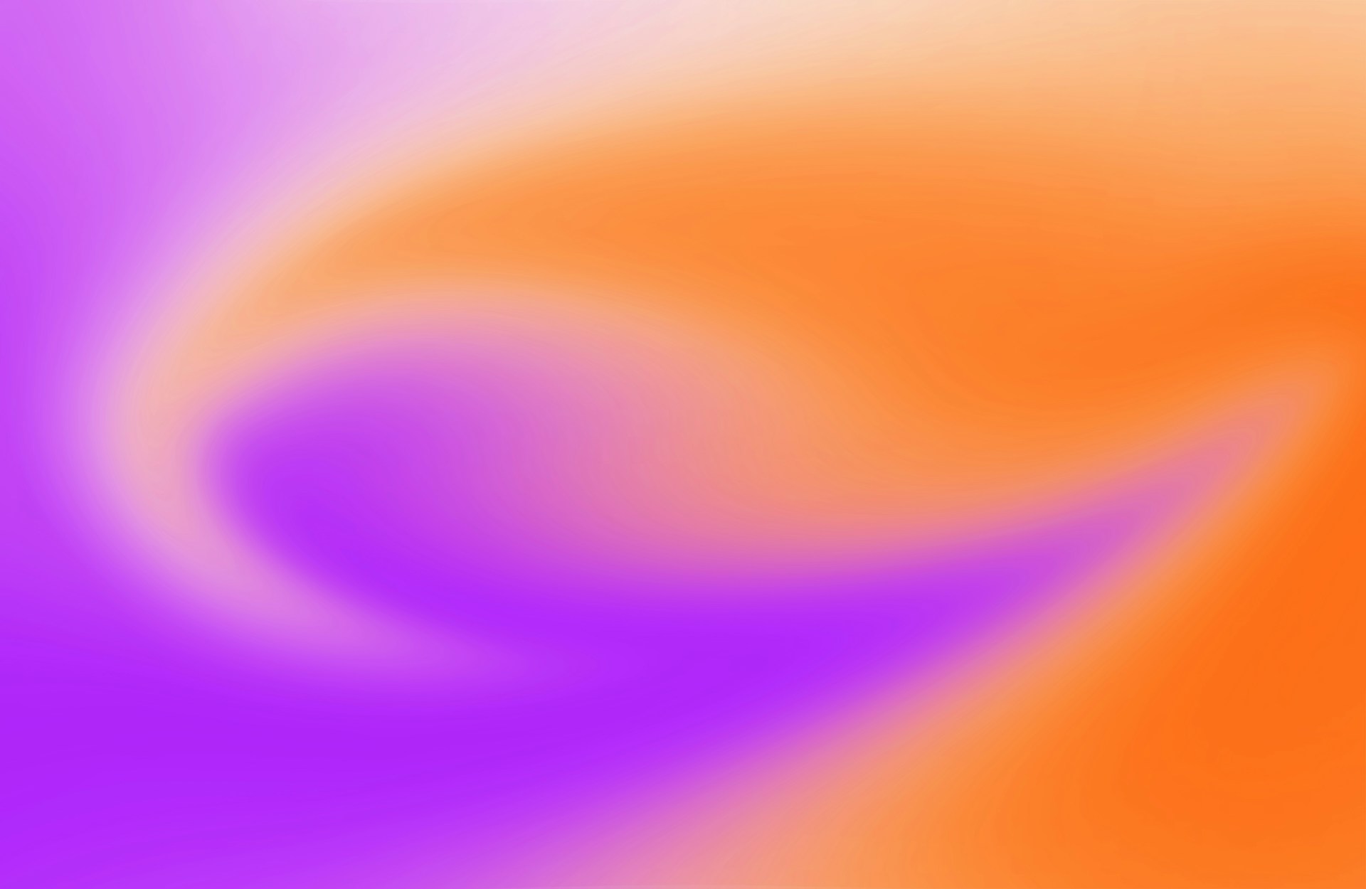 Swirling gradient of purple and orange colors