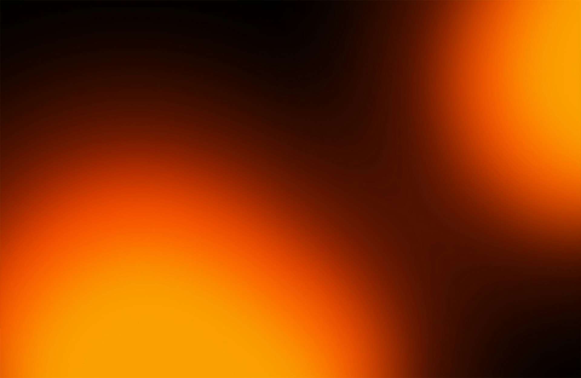 Abstract warm orange and black gradient
