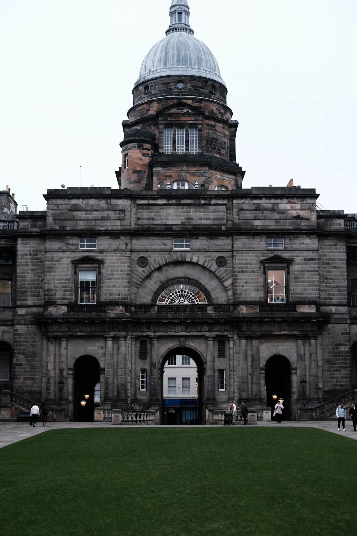 Old College quadrangle and dome at the University of Edinburgh