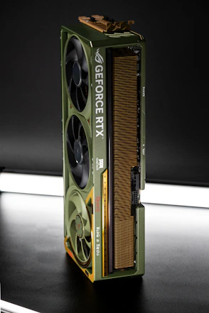 Geforce rtx graphics card with three fans