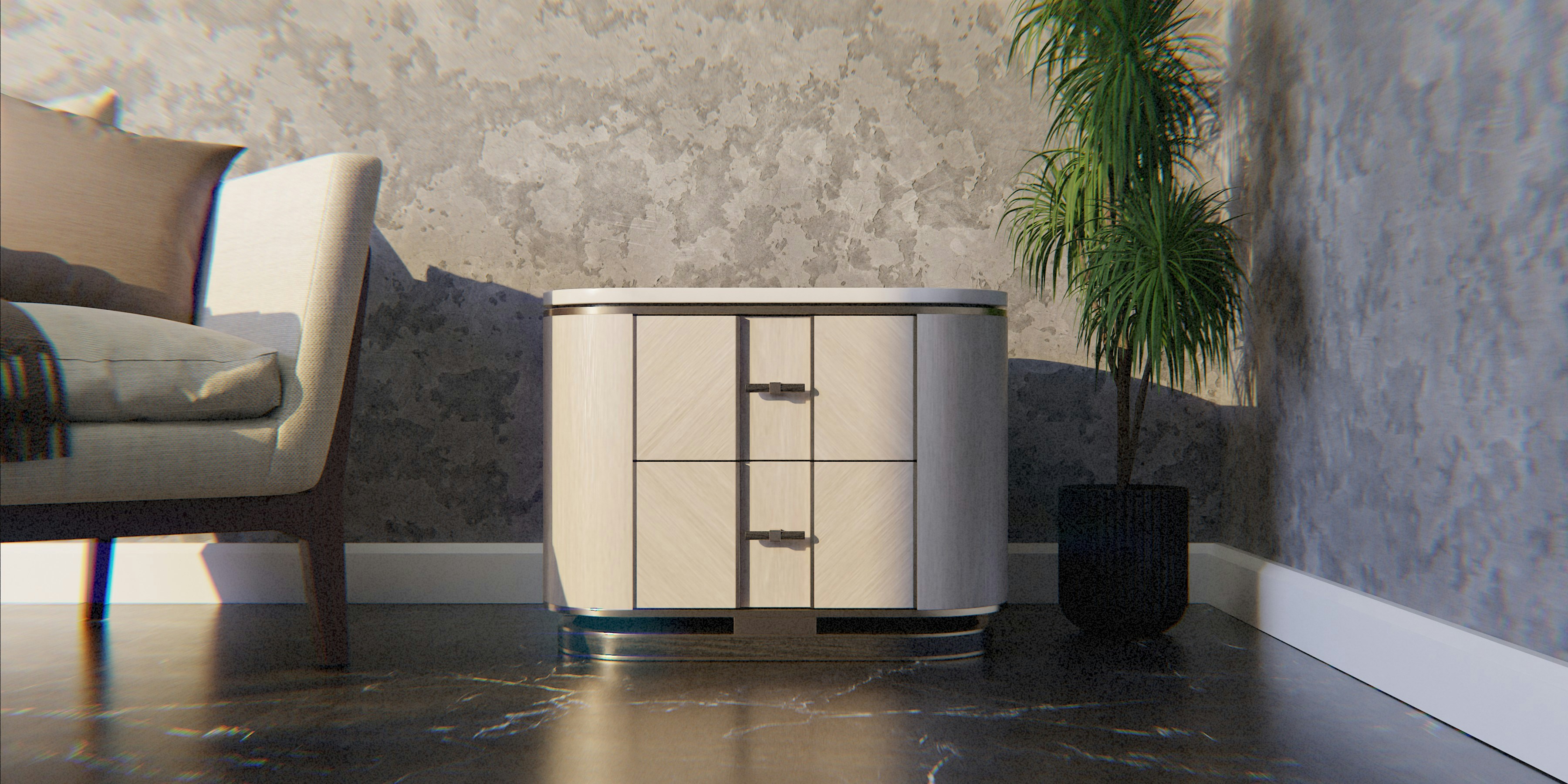 luxury marble bedroom, wallpaper, Marble Master Bedroom: Stunning Before & After 4