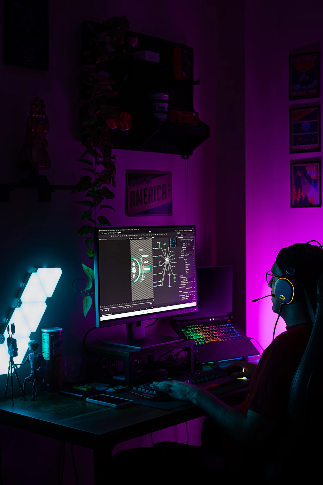 RGB keyboard gaming
