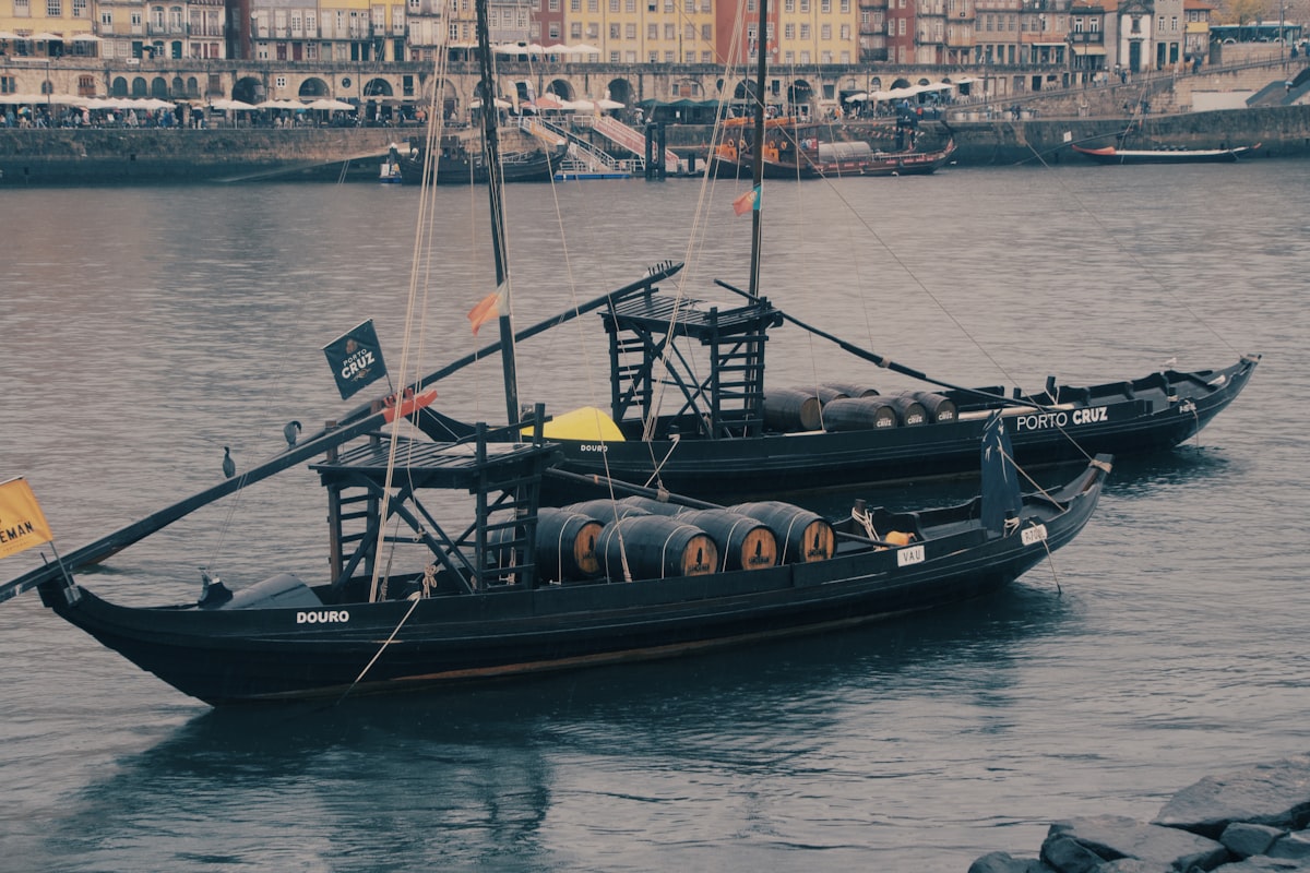 Bateaux rabelo sur le Douro