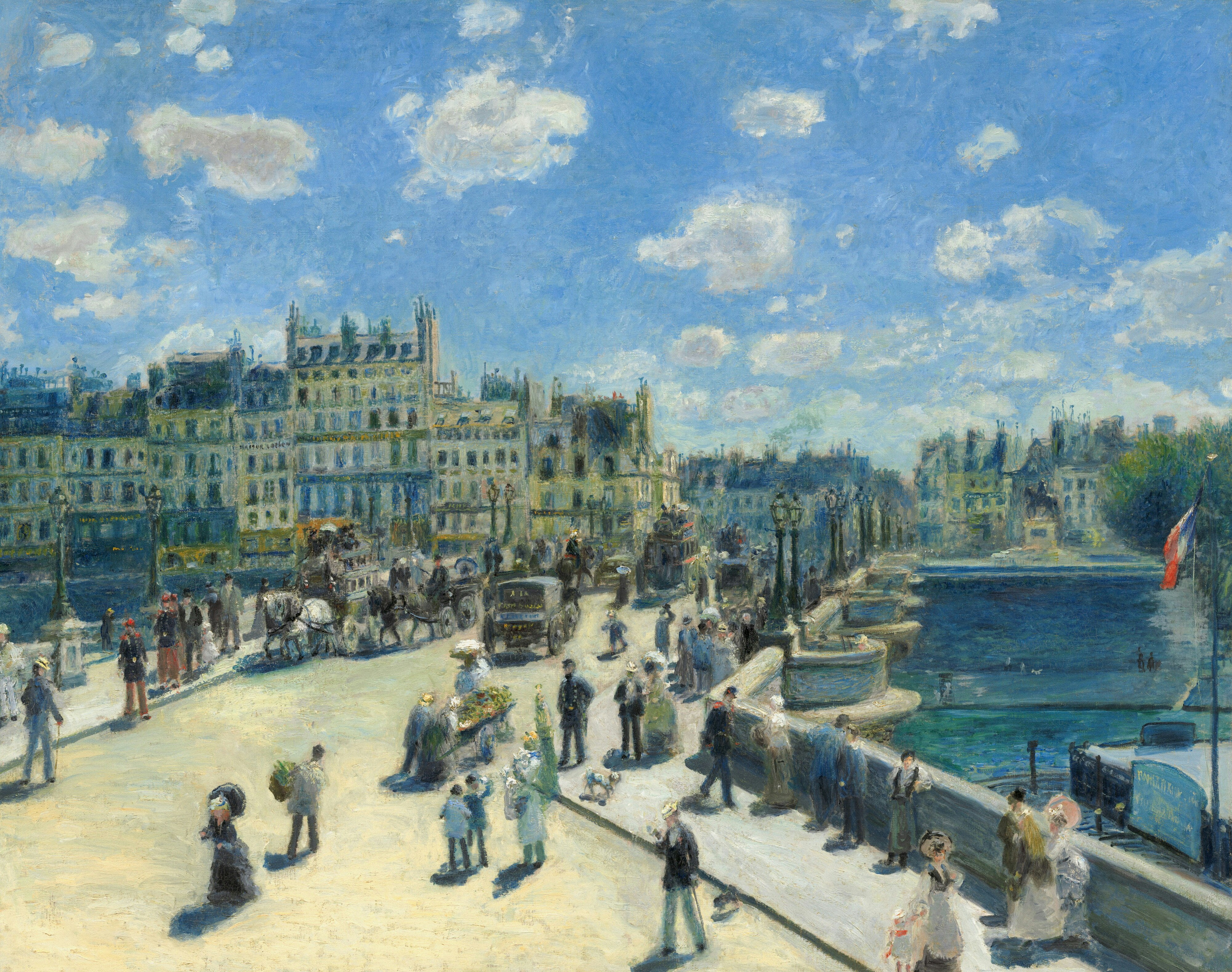 Pont Neuf, Paris 1872 Auguste Renoir Associated Names Auguste Renoir Artist, French, 1841 - 1919 https://www.nga.gov/artworks/52202-pont-neuf-paris