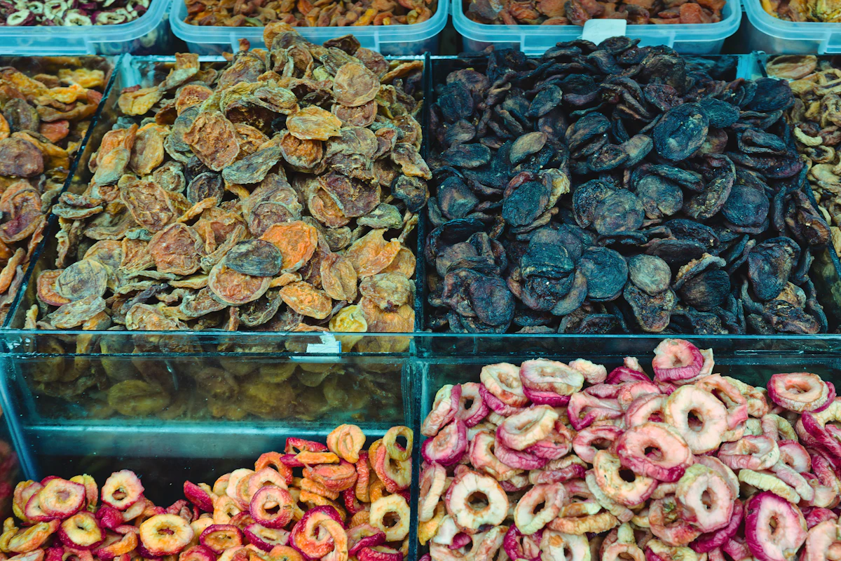 Dried fruit assortment