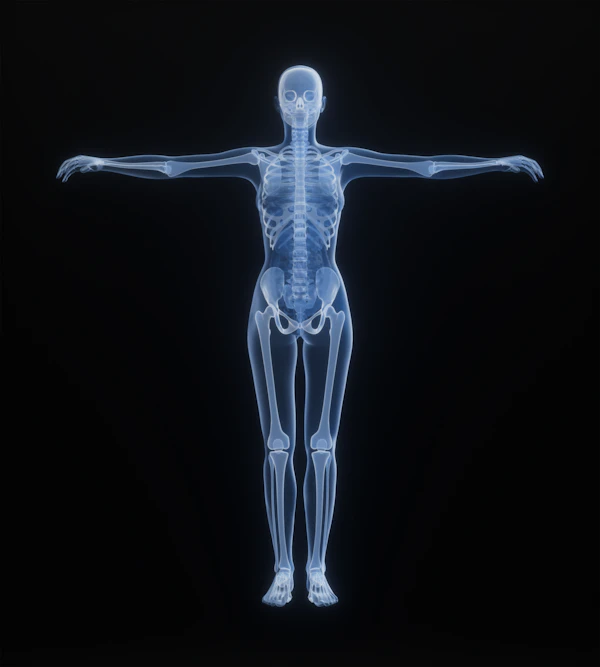 Full body skeleton X-ray