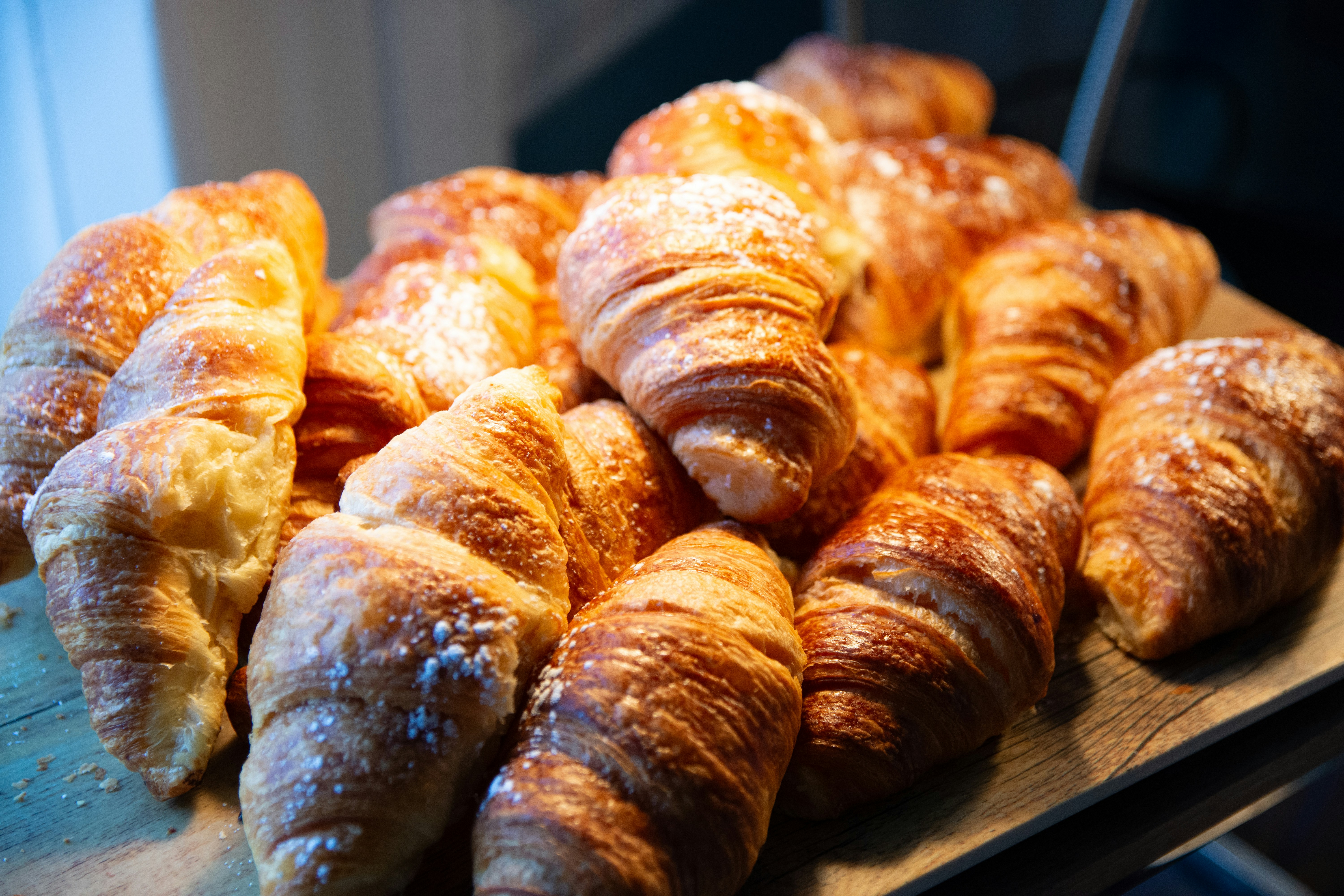 Fresh croissants