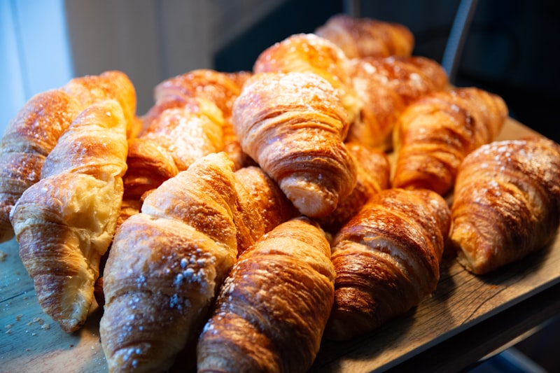 Fresh croissants from our kitchen