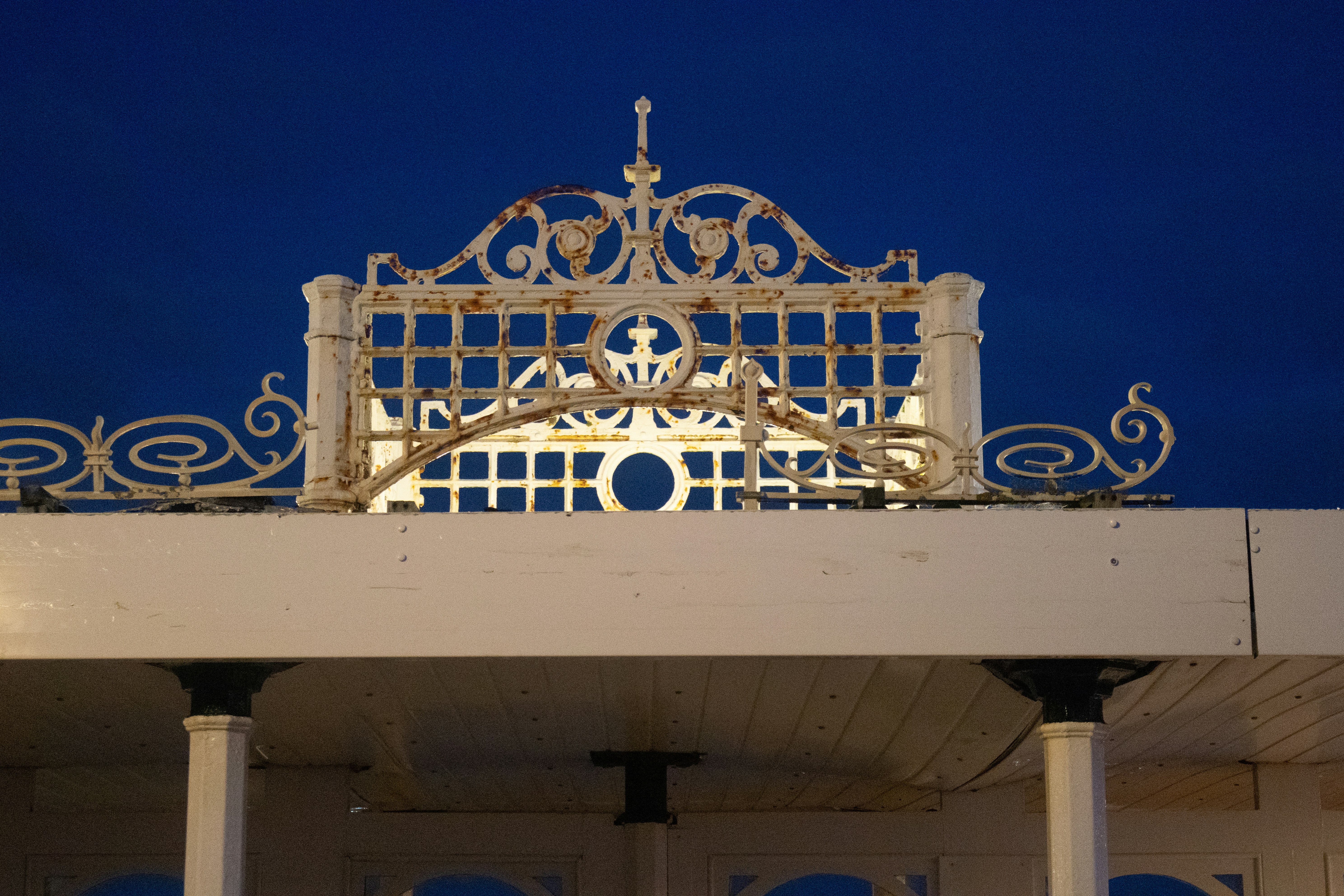 Balkongeländer aus Schmiedeeisen