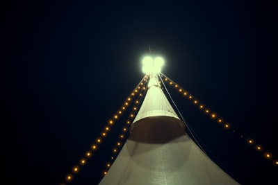 Venue lit with string lights — Fabio Sasso on Unsplash