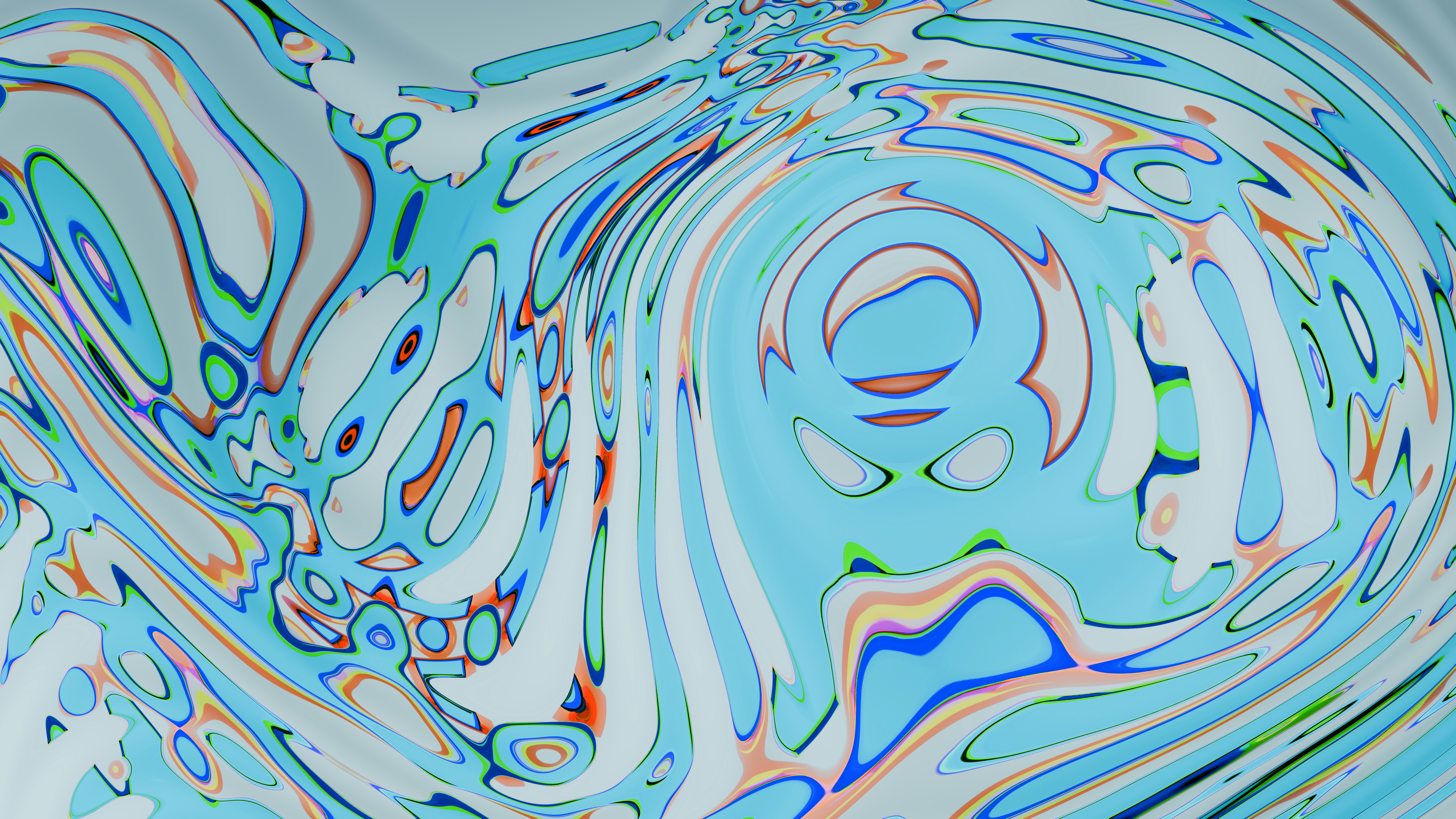 3D holographic Blender map