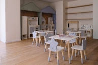 Clean and organised kindergarten classroom in Wellington childcare centre