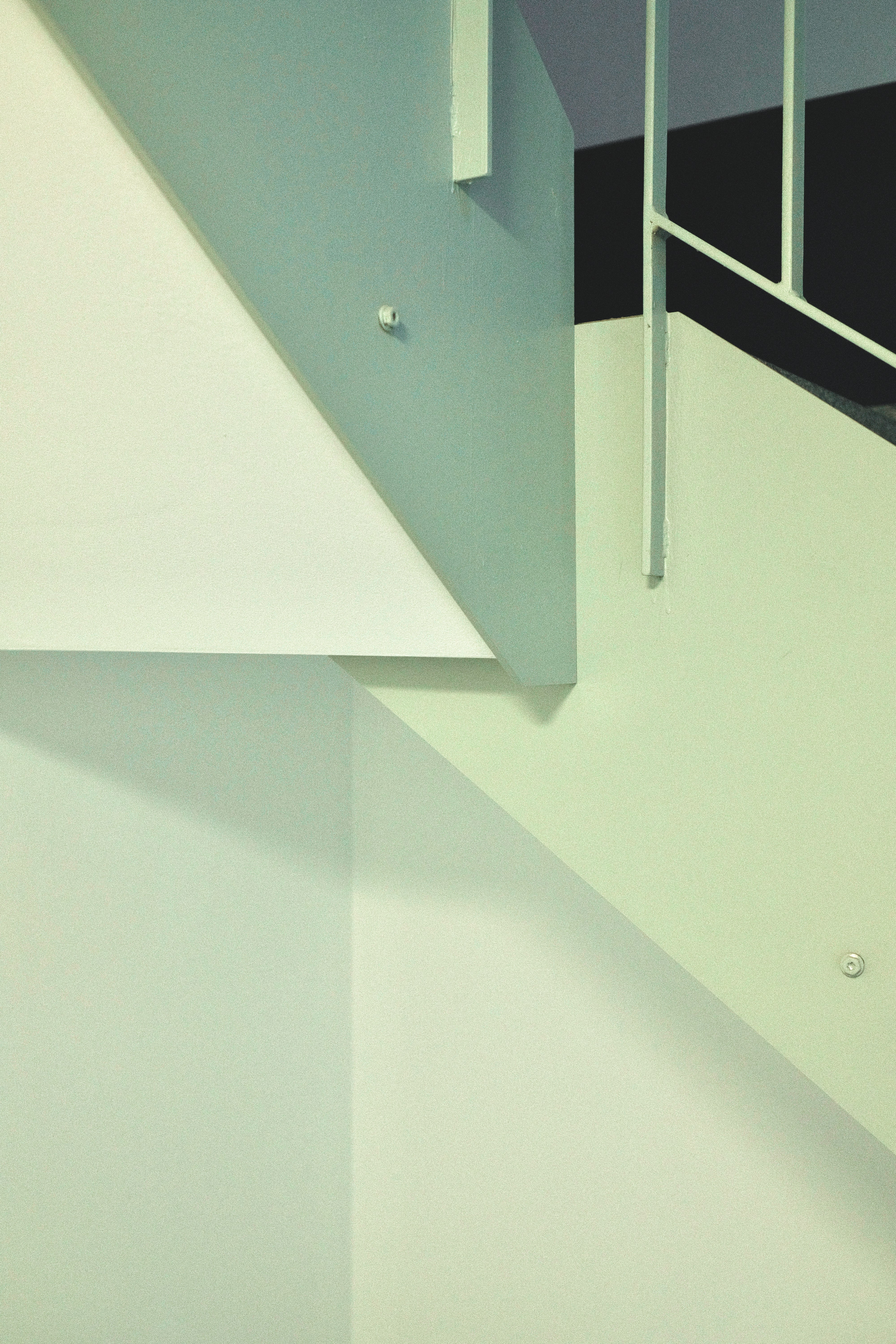 Abstract geometric shapes with soft lighting and shadows