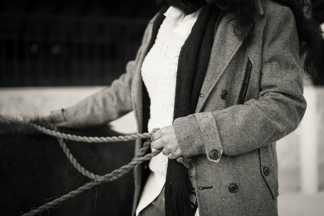 wool coat closeup