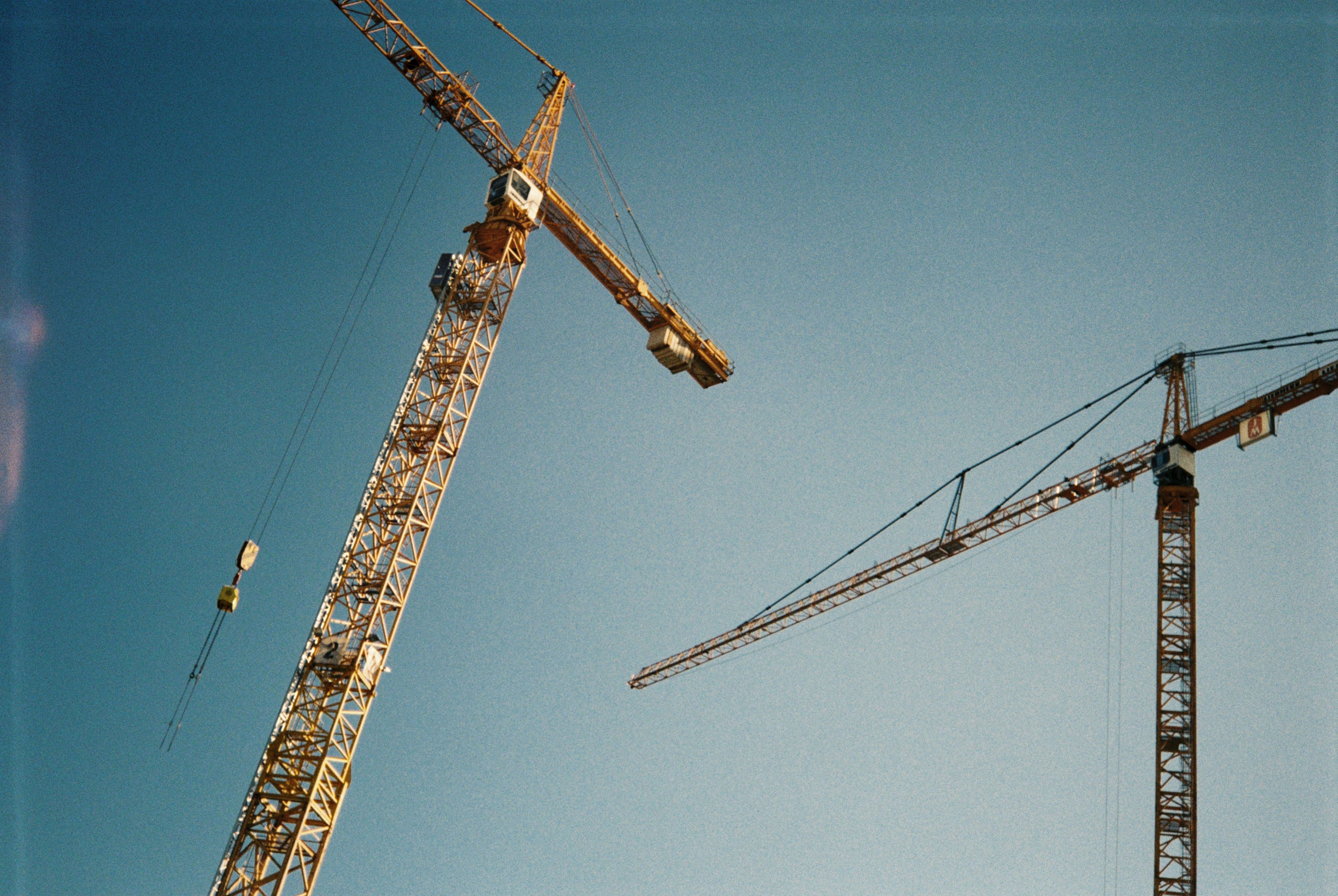 Construction cranes