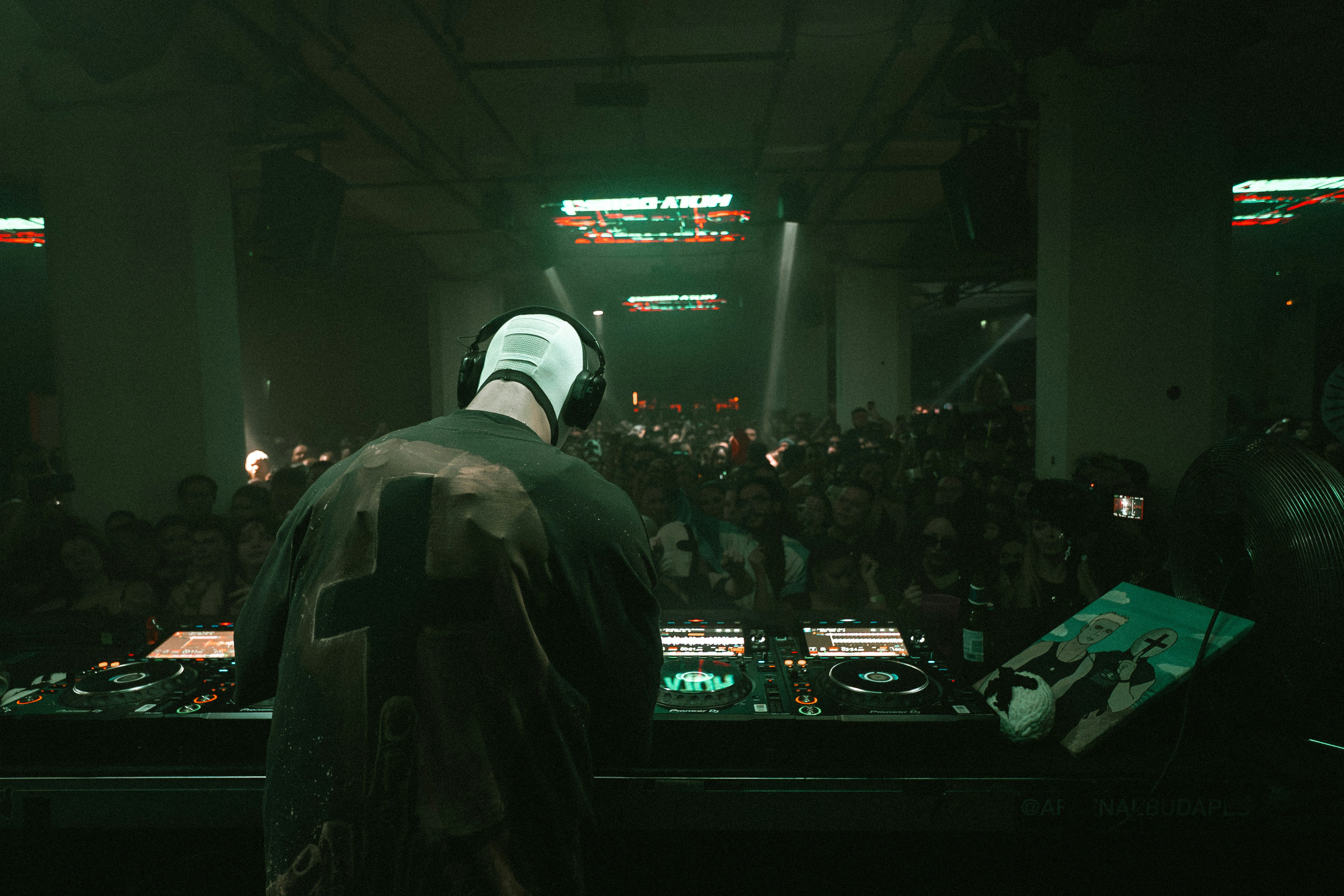 Dj performing for a crowd at a concert