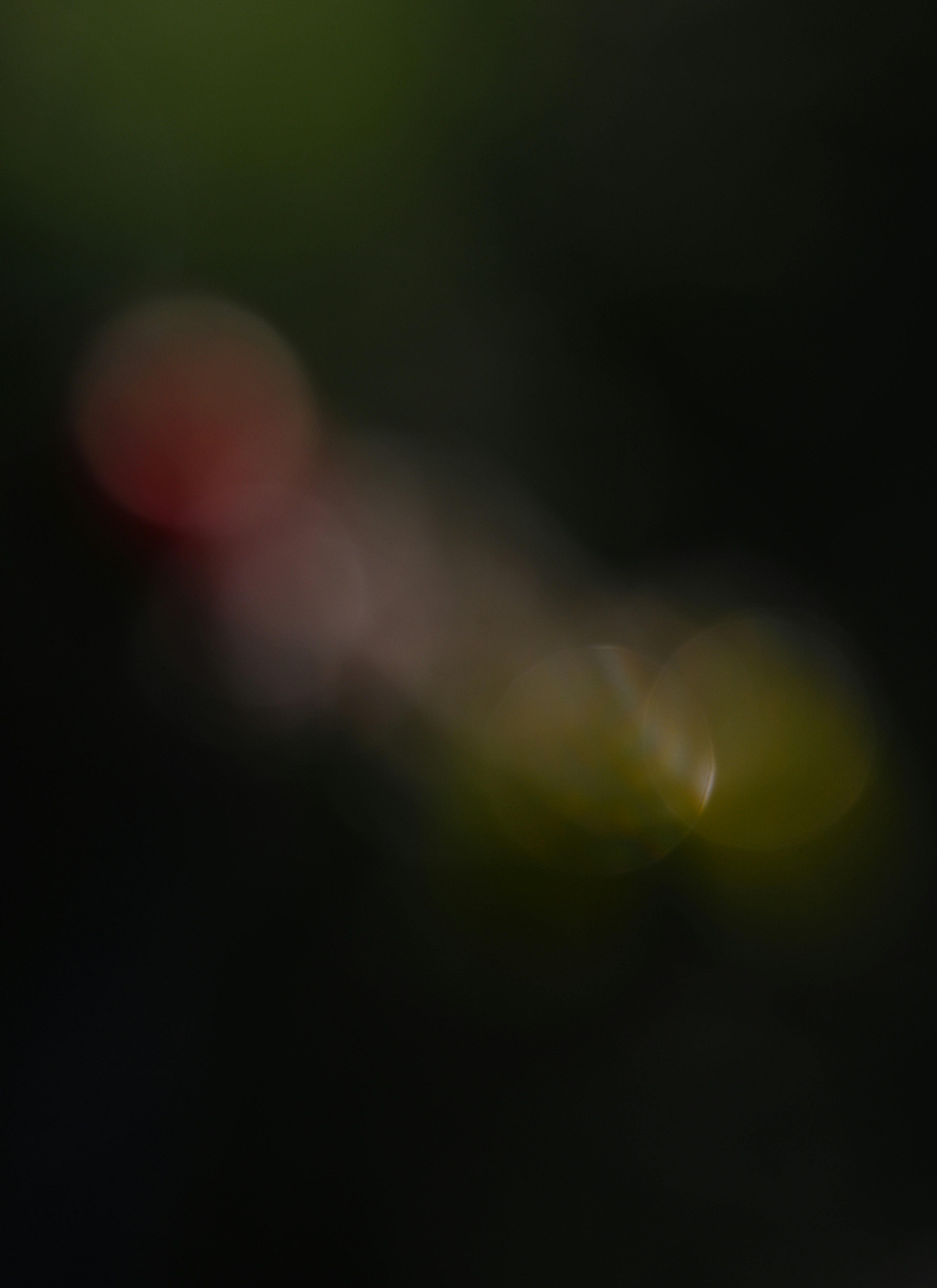 Blurred colorful lights on a dark background