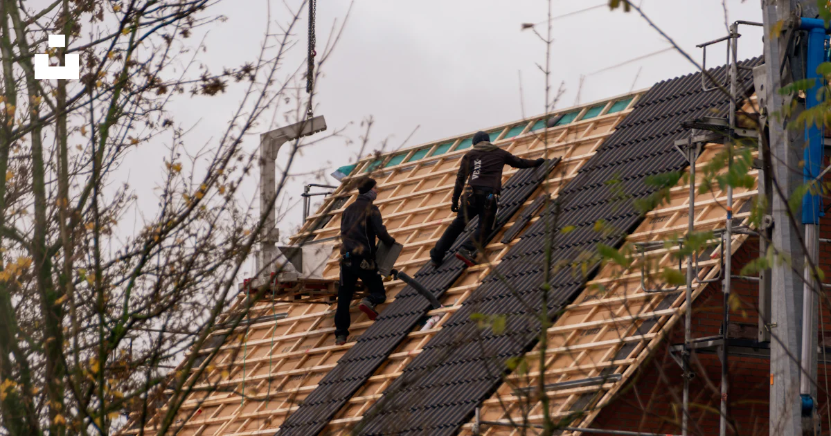 Close-up real photography of asphalt shingle installation on a residential roof