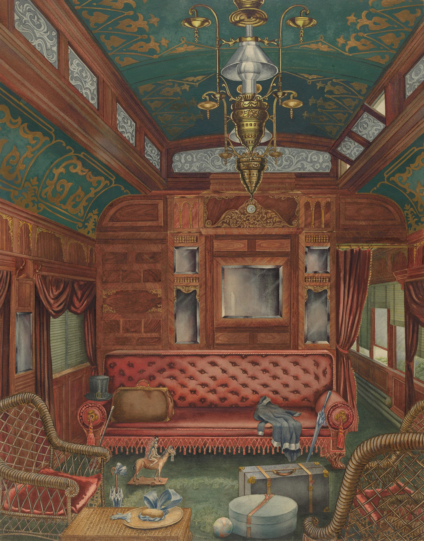 Heritage parlour carriage
