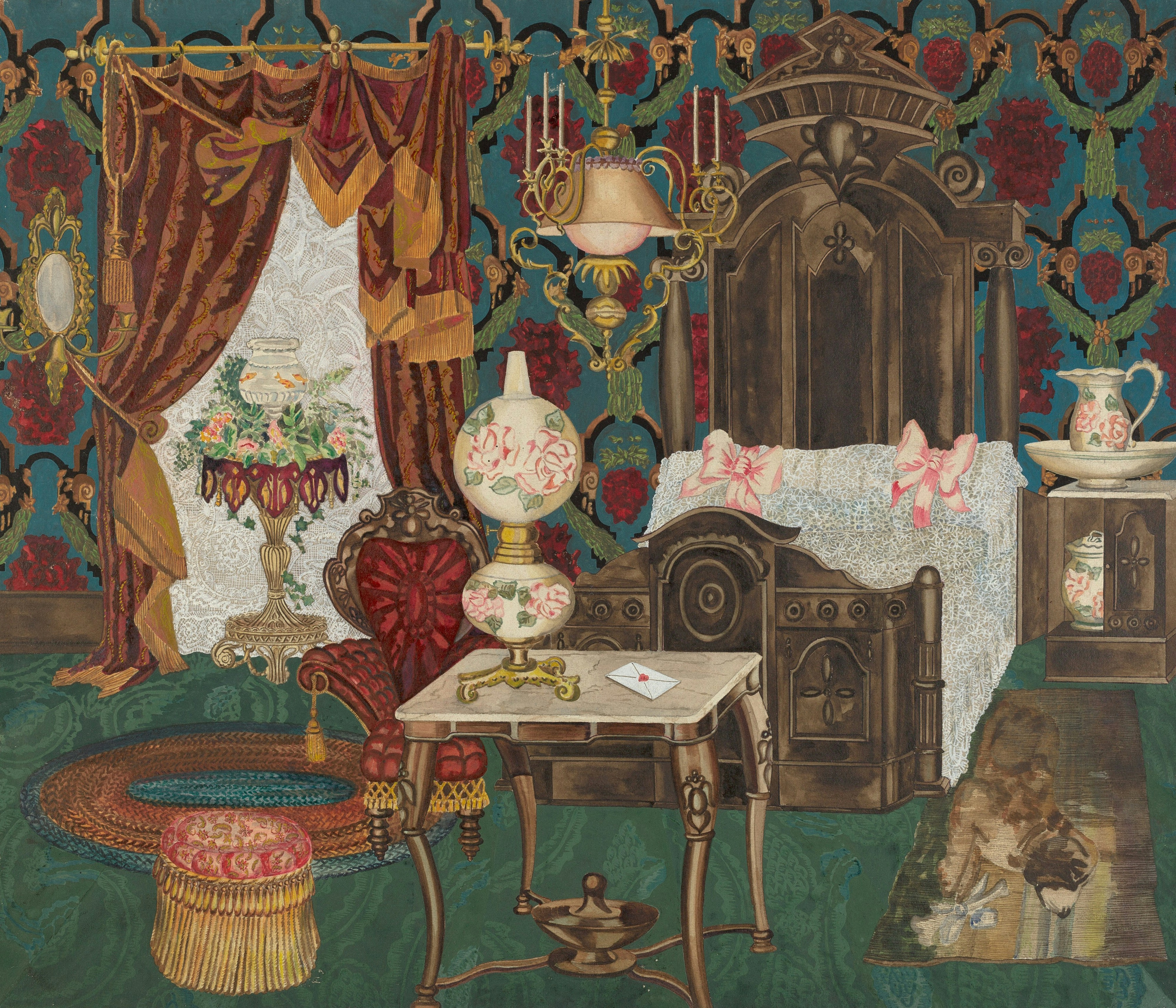 vintage bedroom wallpaper, wallpaper, Victorian Bedroom Color Schemes: A Timeless Guide 6