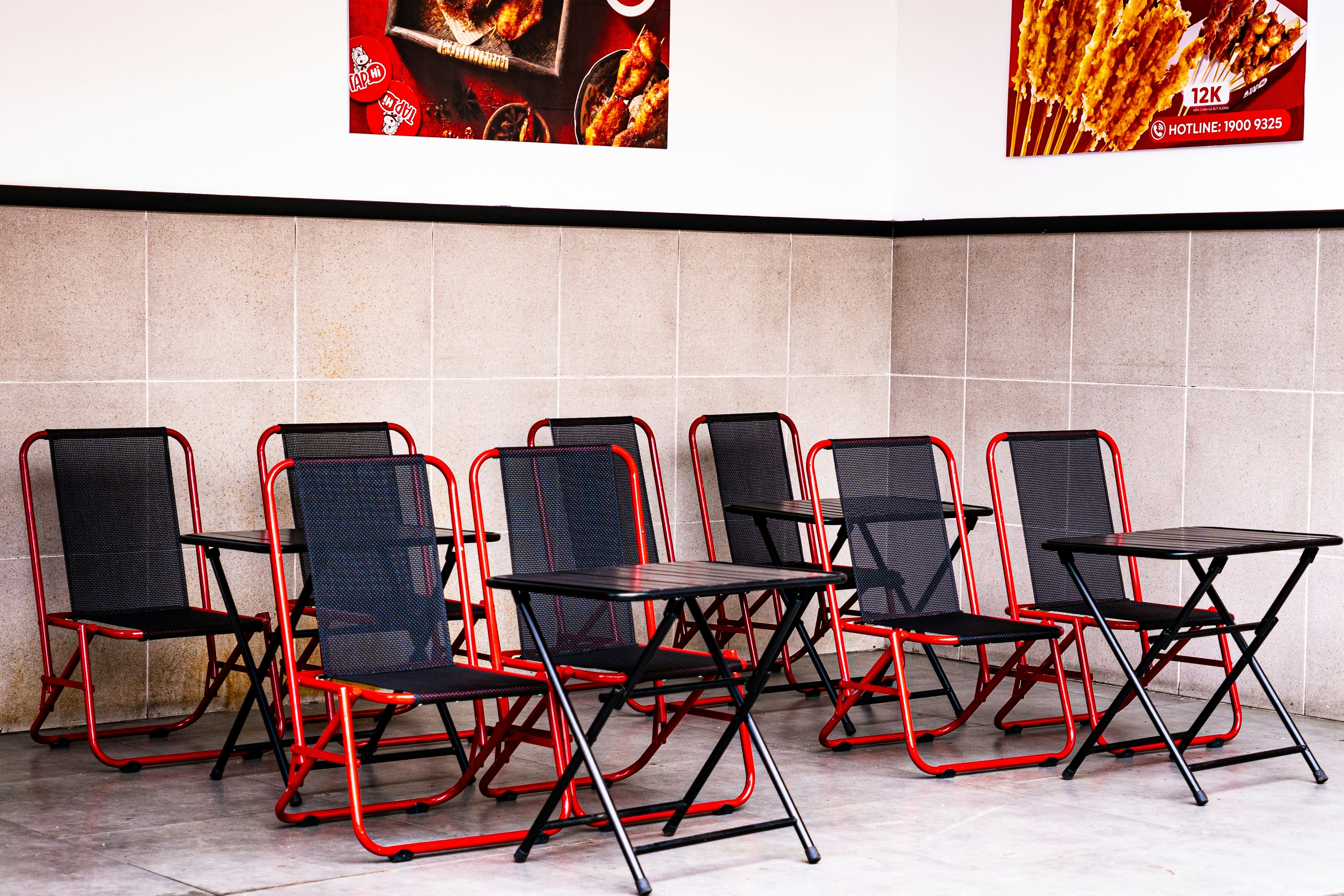 outdoor seating area