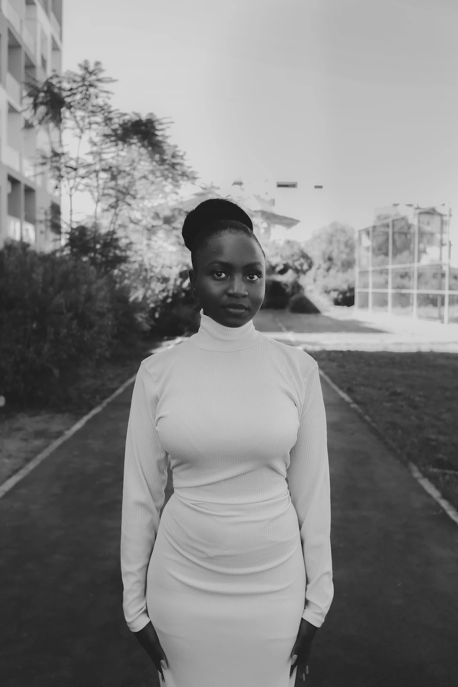 ivory silk slip dress