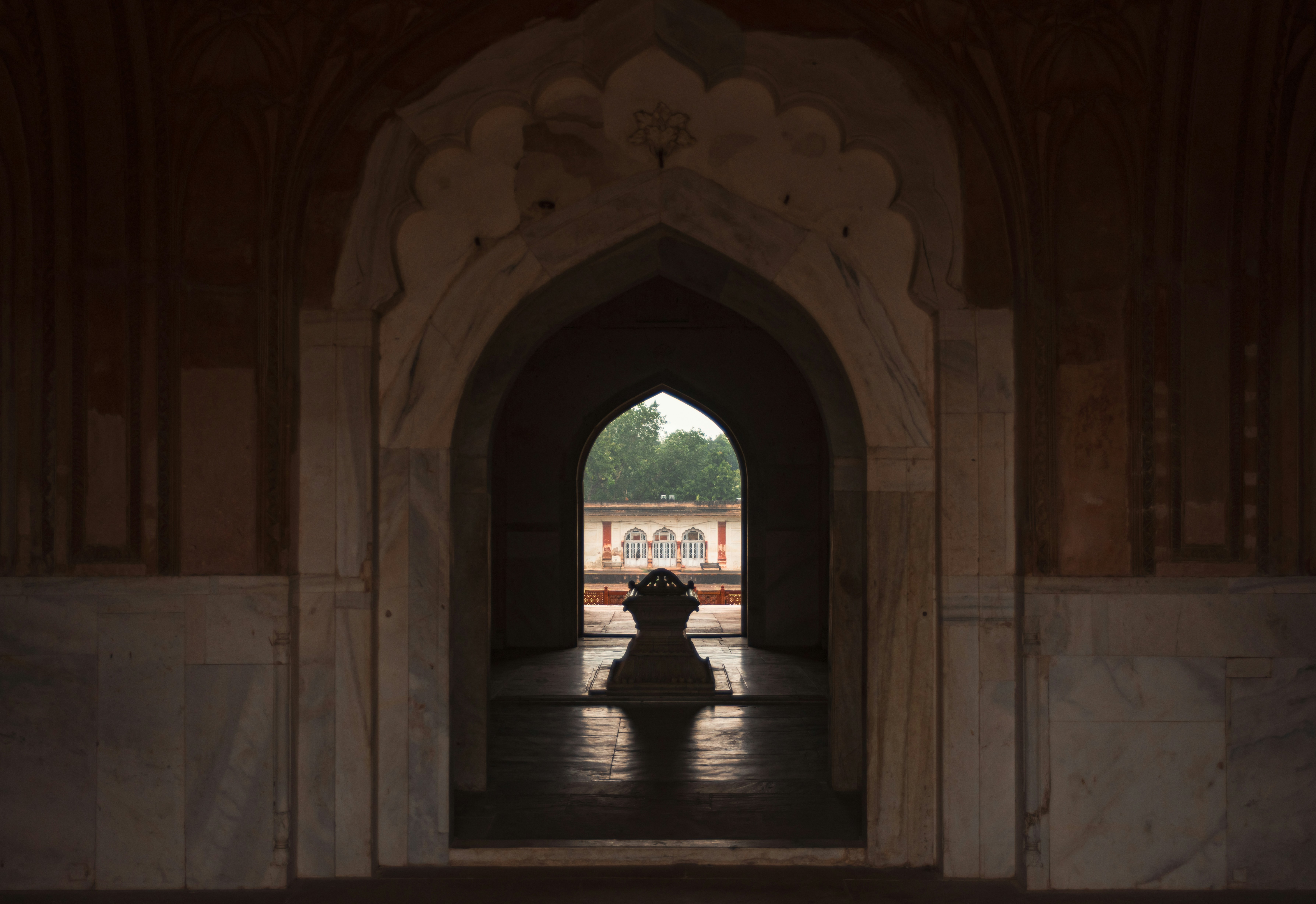 Marble architecture detail