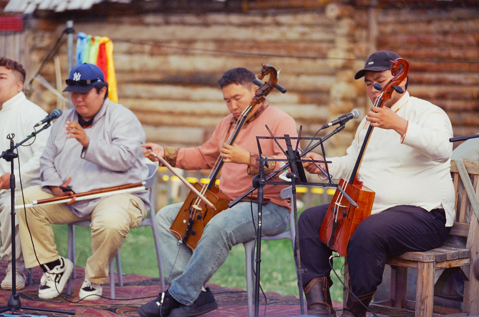 Musicians playing traditional instruments