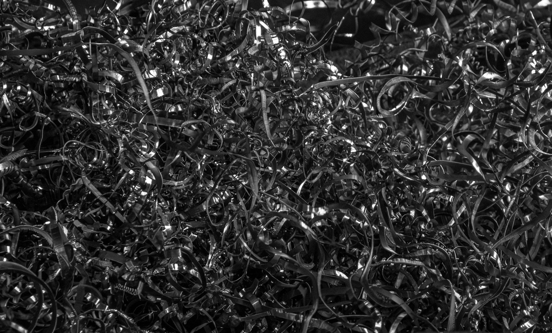 Virutas de metal de mecanizado de precisión industrial