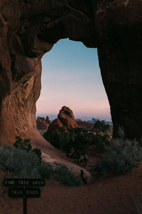 Red rock desert near Ivins, Utah