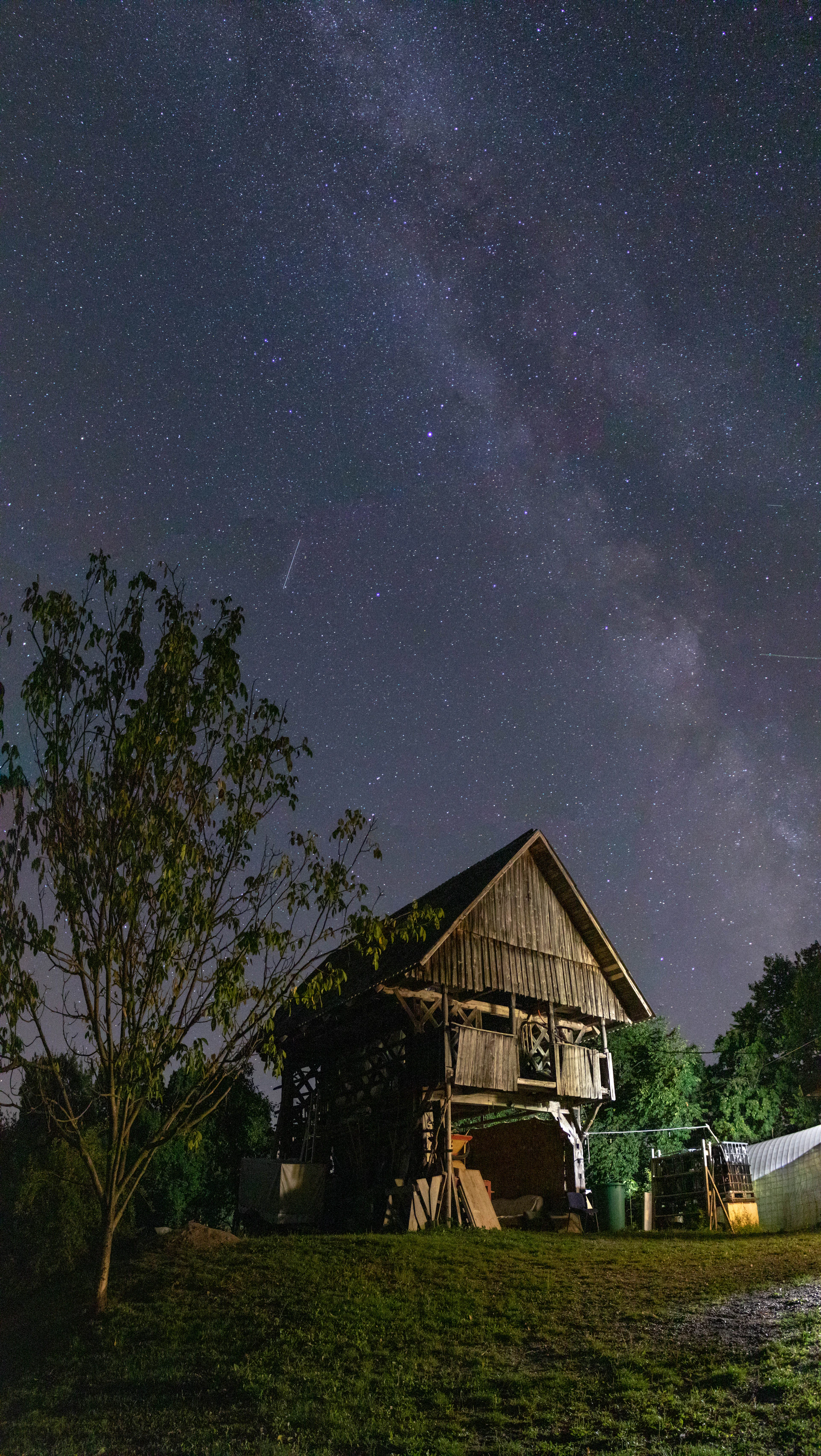 Cielo stellato sulla campagna salentina