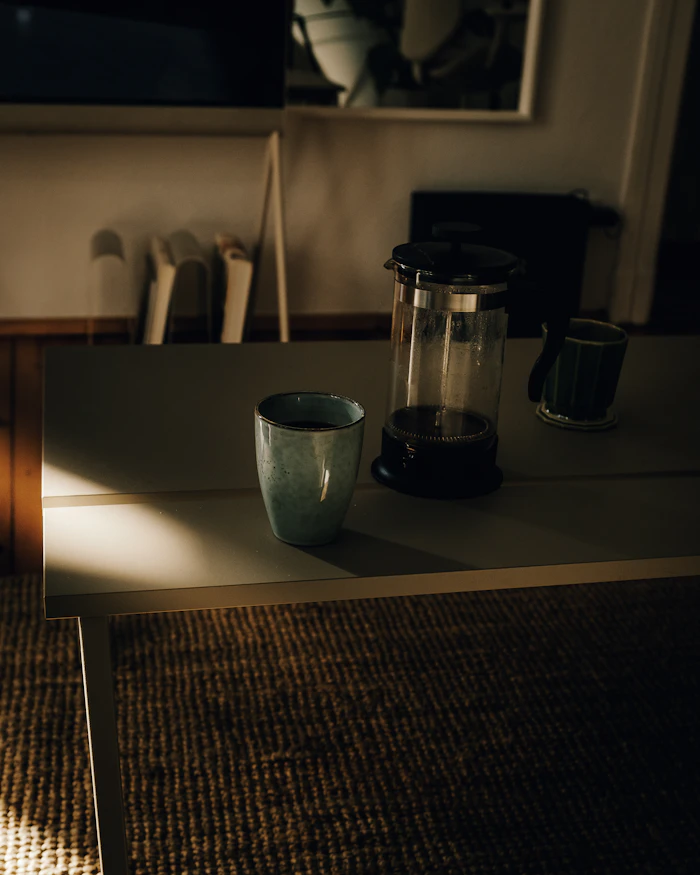 French press coffee maker and mug used as a sample eBay listing thumbnail