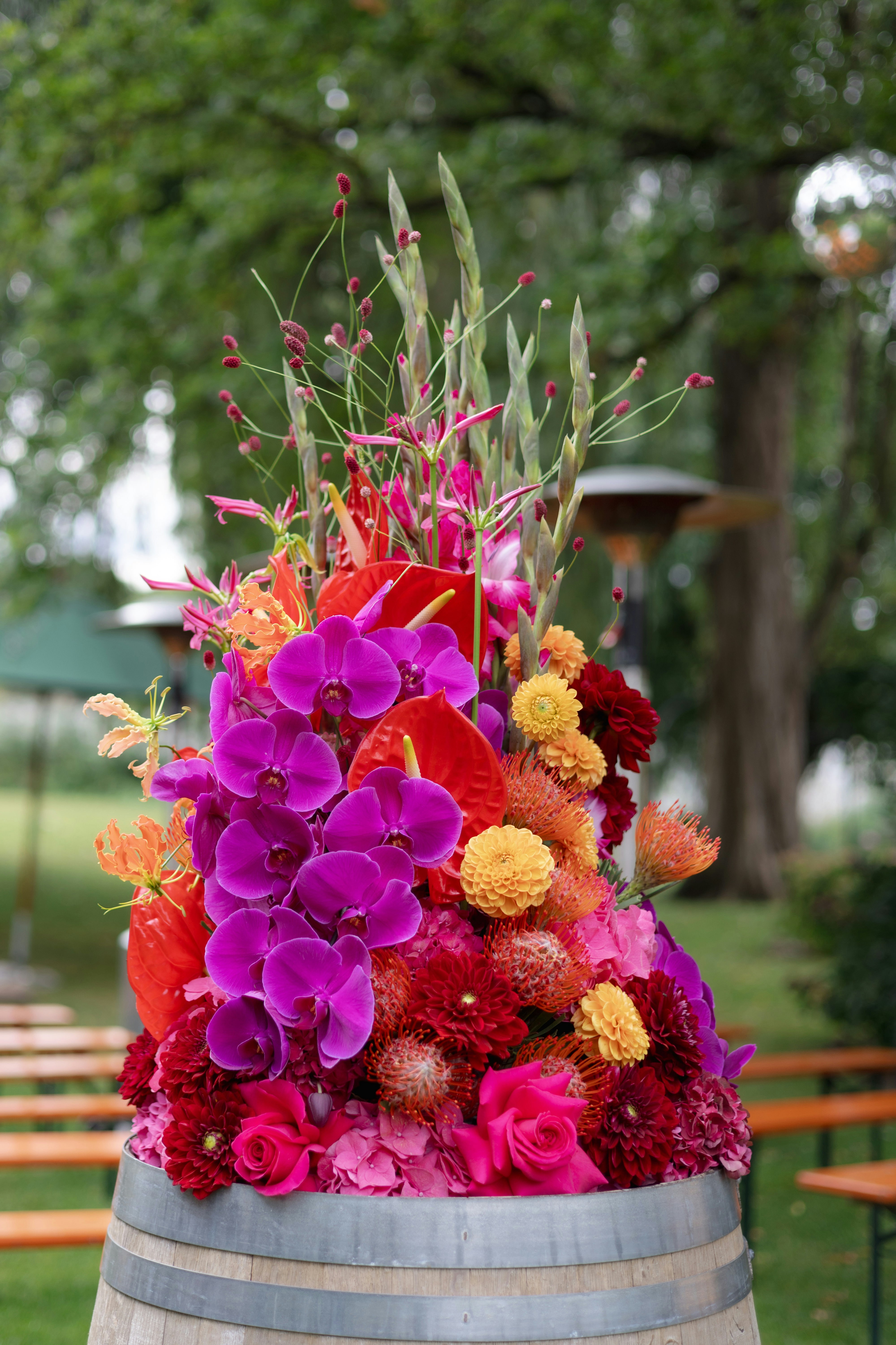 spring wedding decor