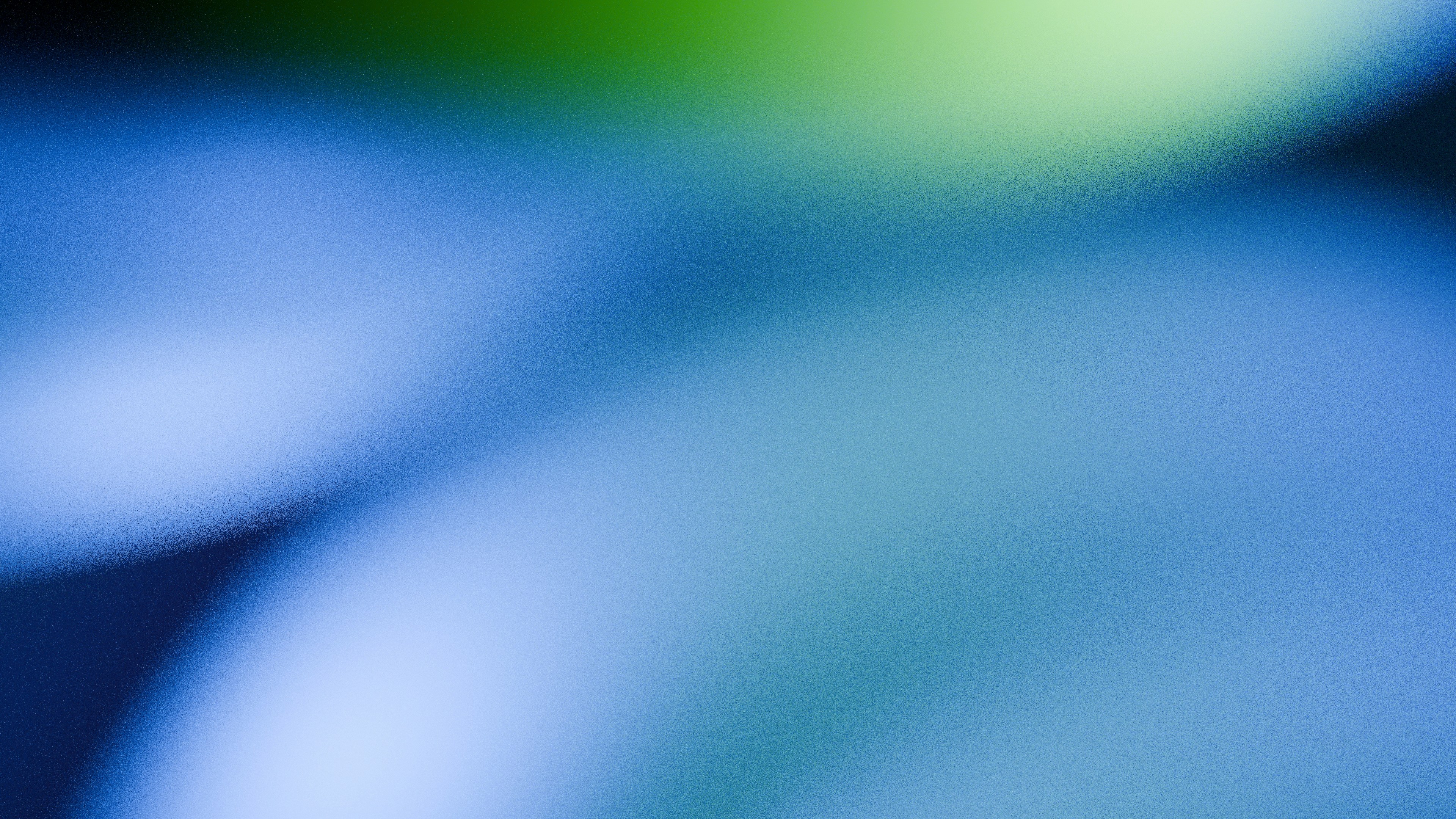 Abstract blue and green blurred background