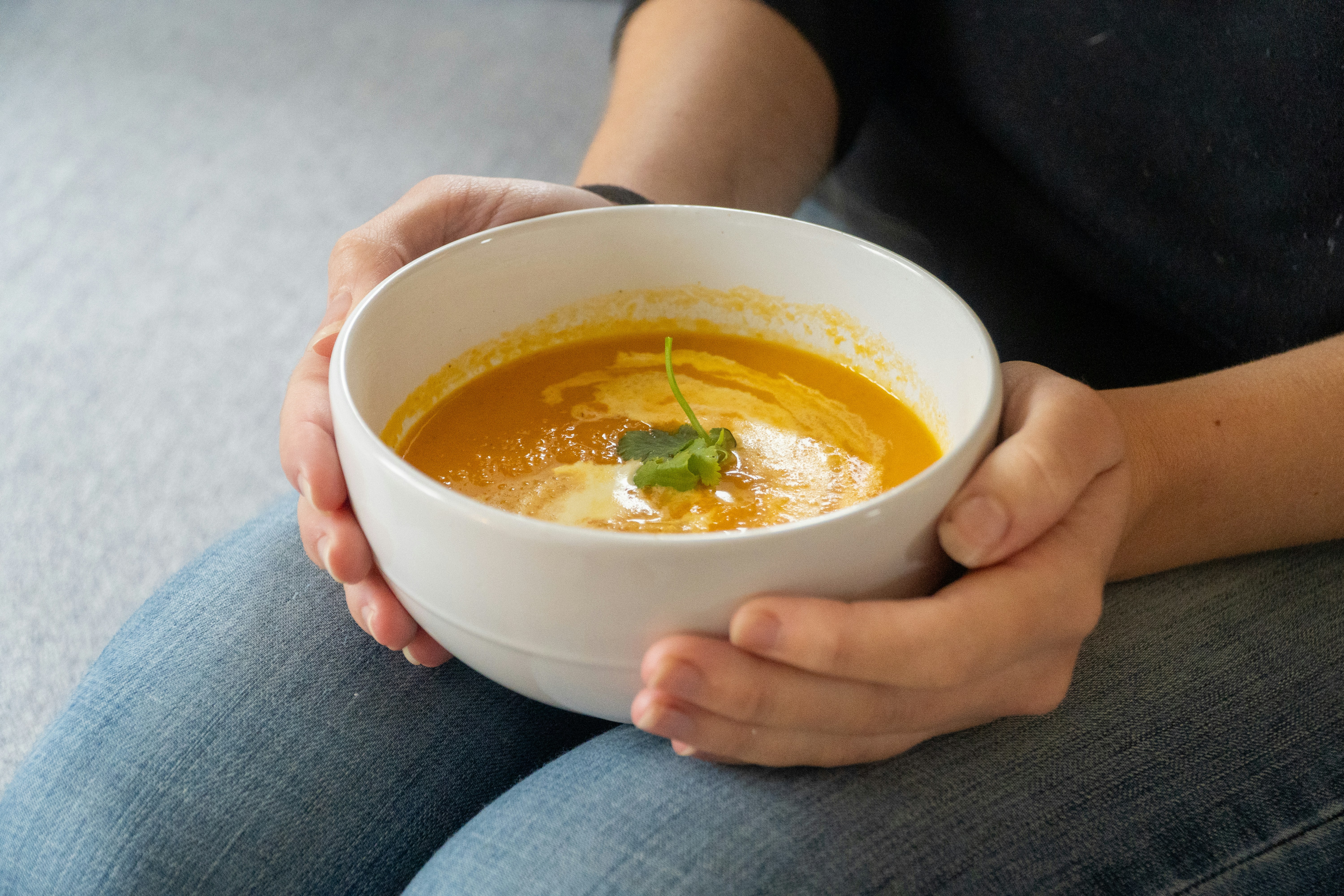 Creamy pumpkin soup