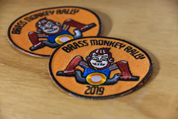 Custom embroidered patch