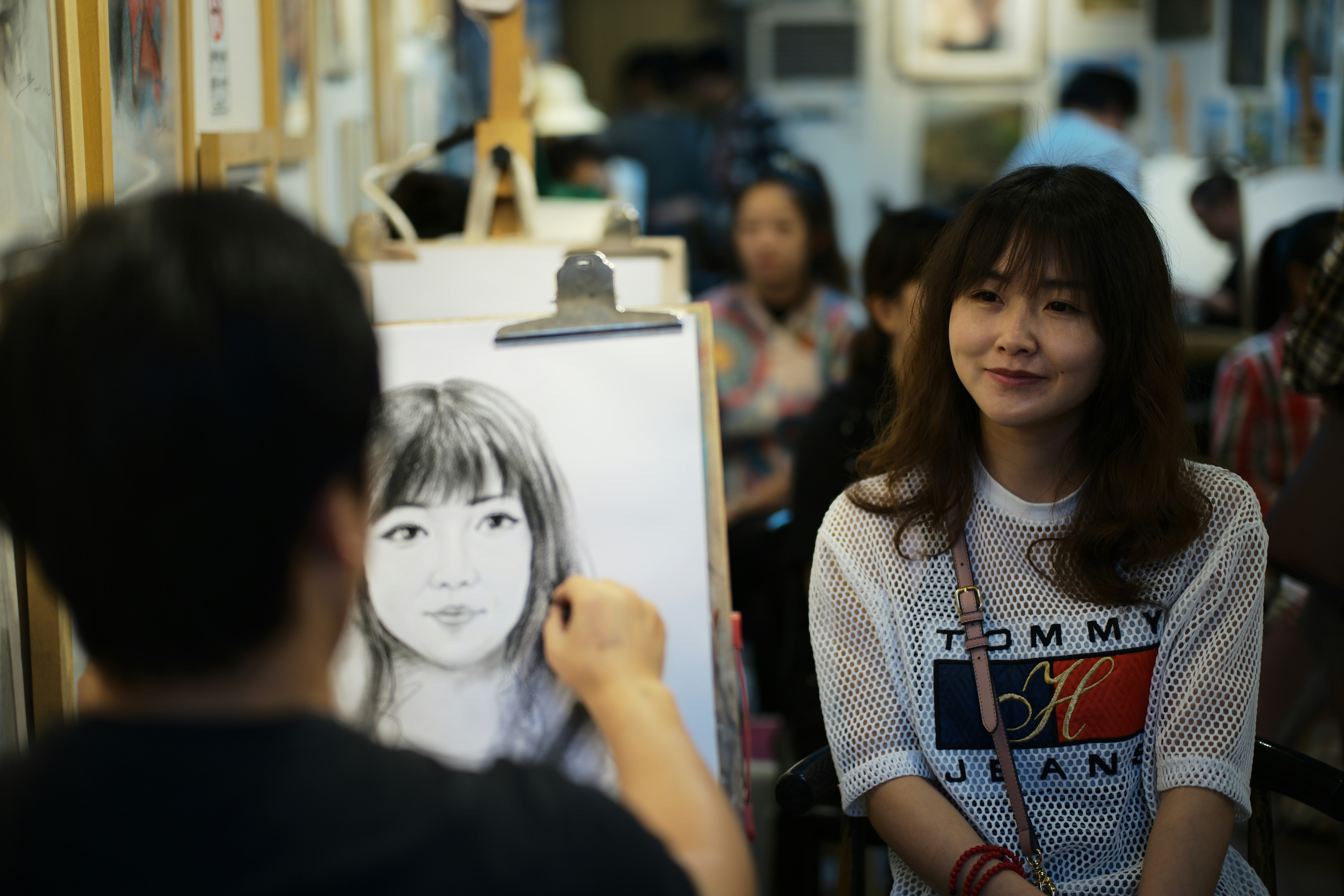 Vibrant anime-inspired AI persona featured in social media content creation