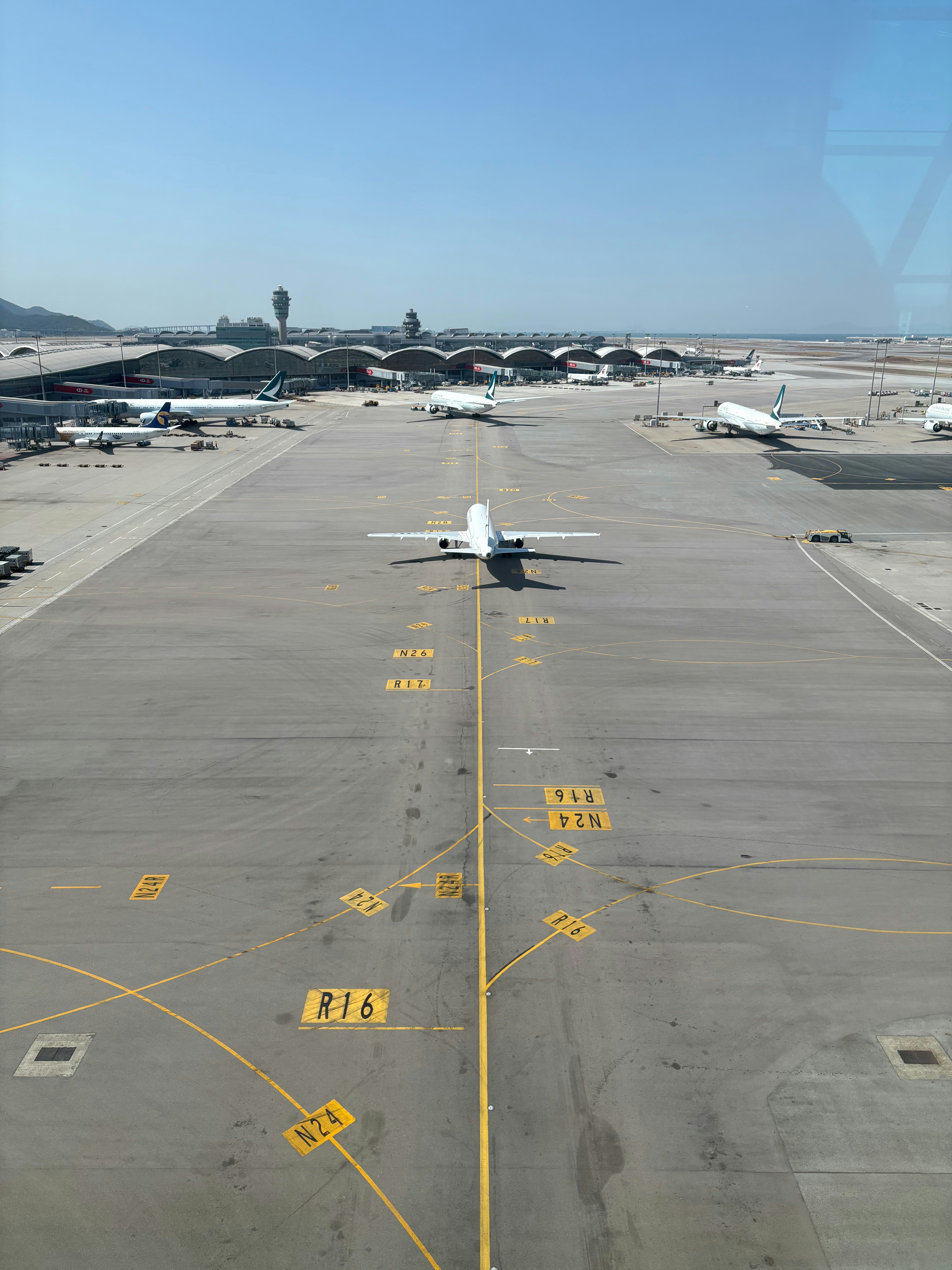 International airport transit area