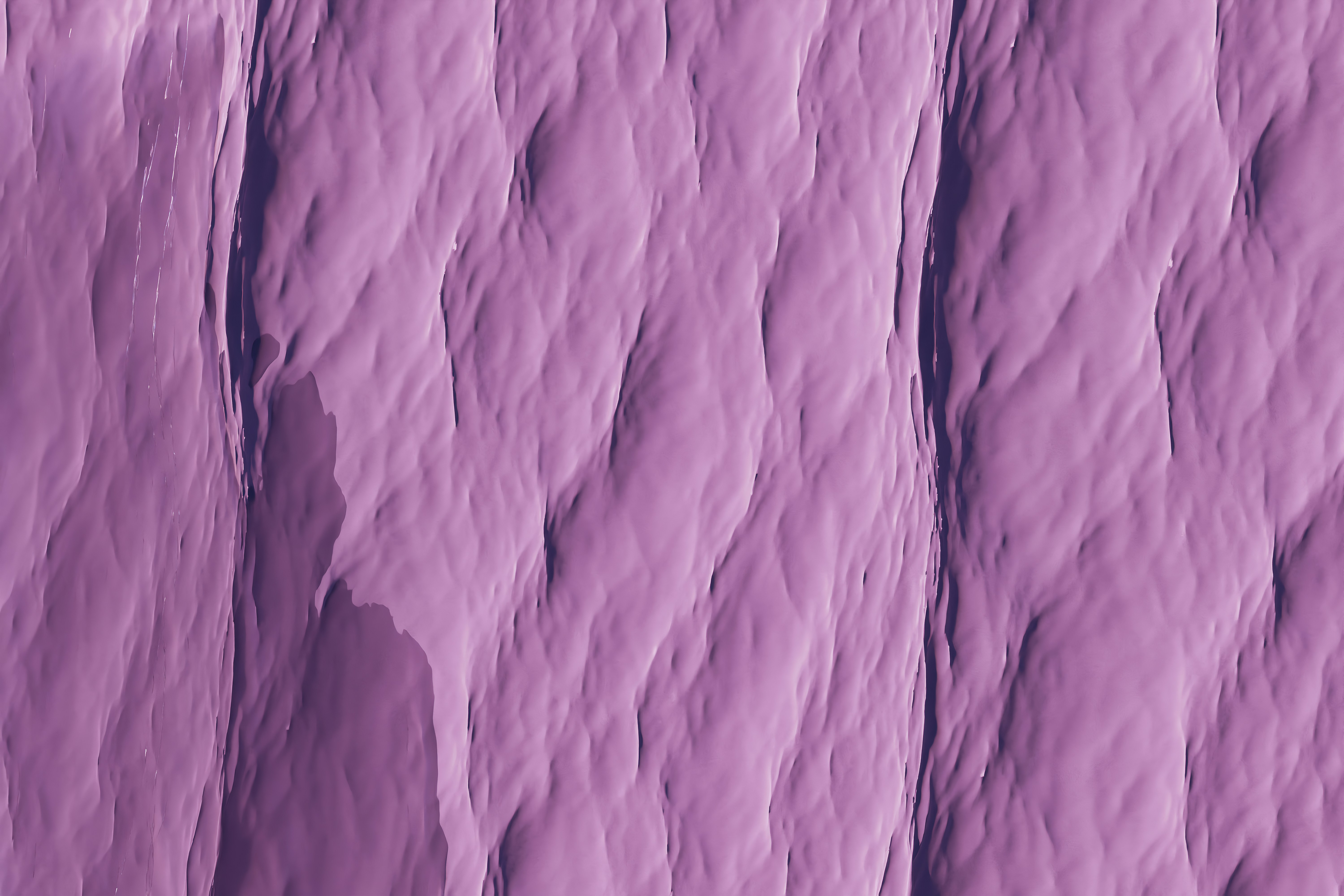 Textured purple surface with vertical ridges