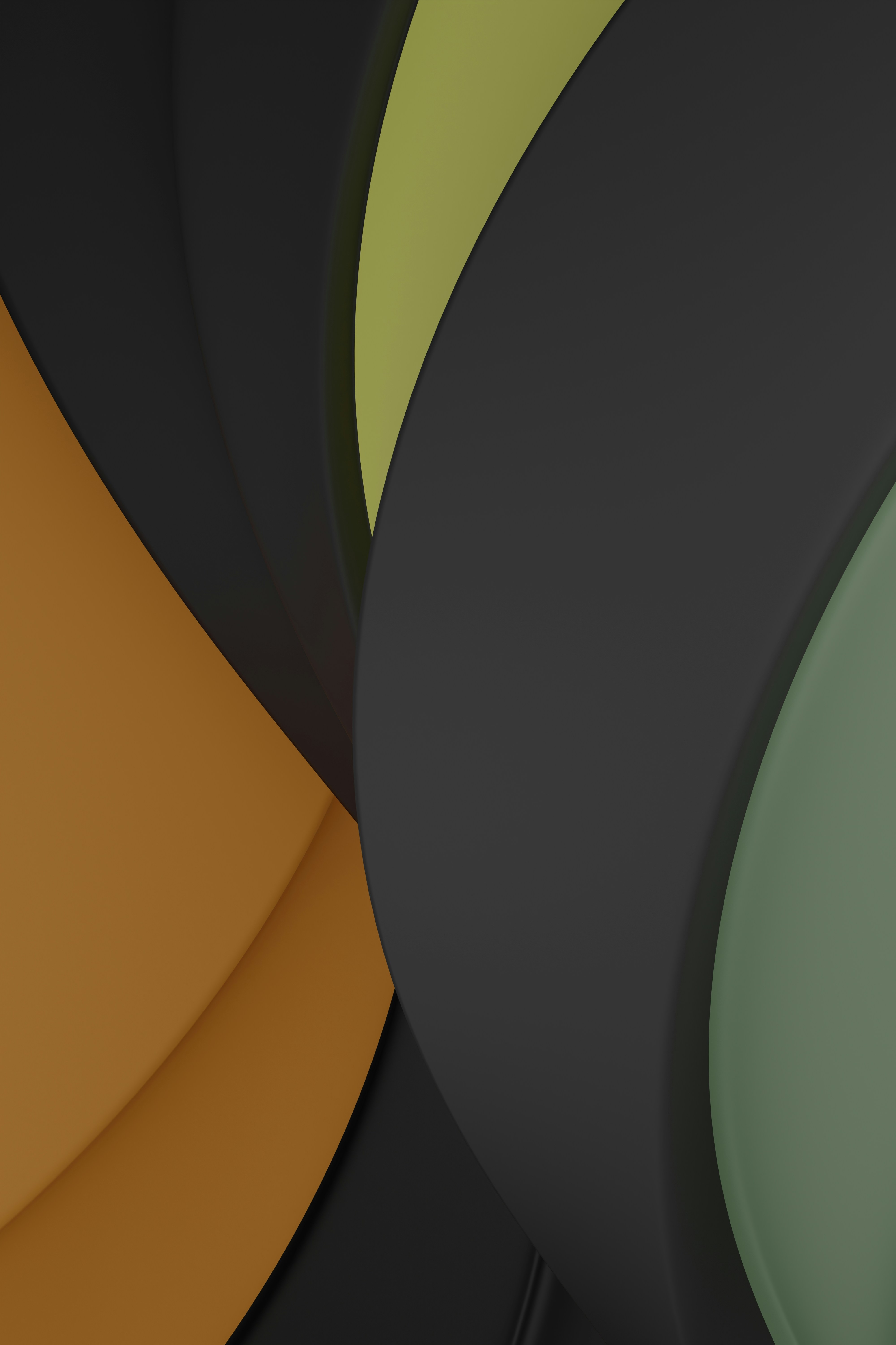 暖色系と冷たい色調の抽象的な層状