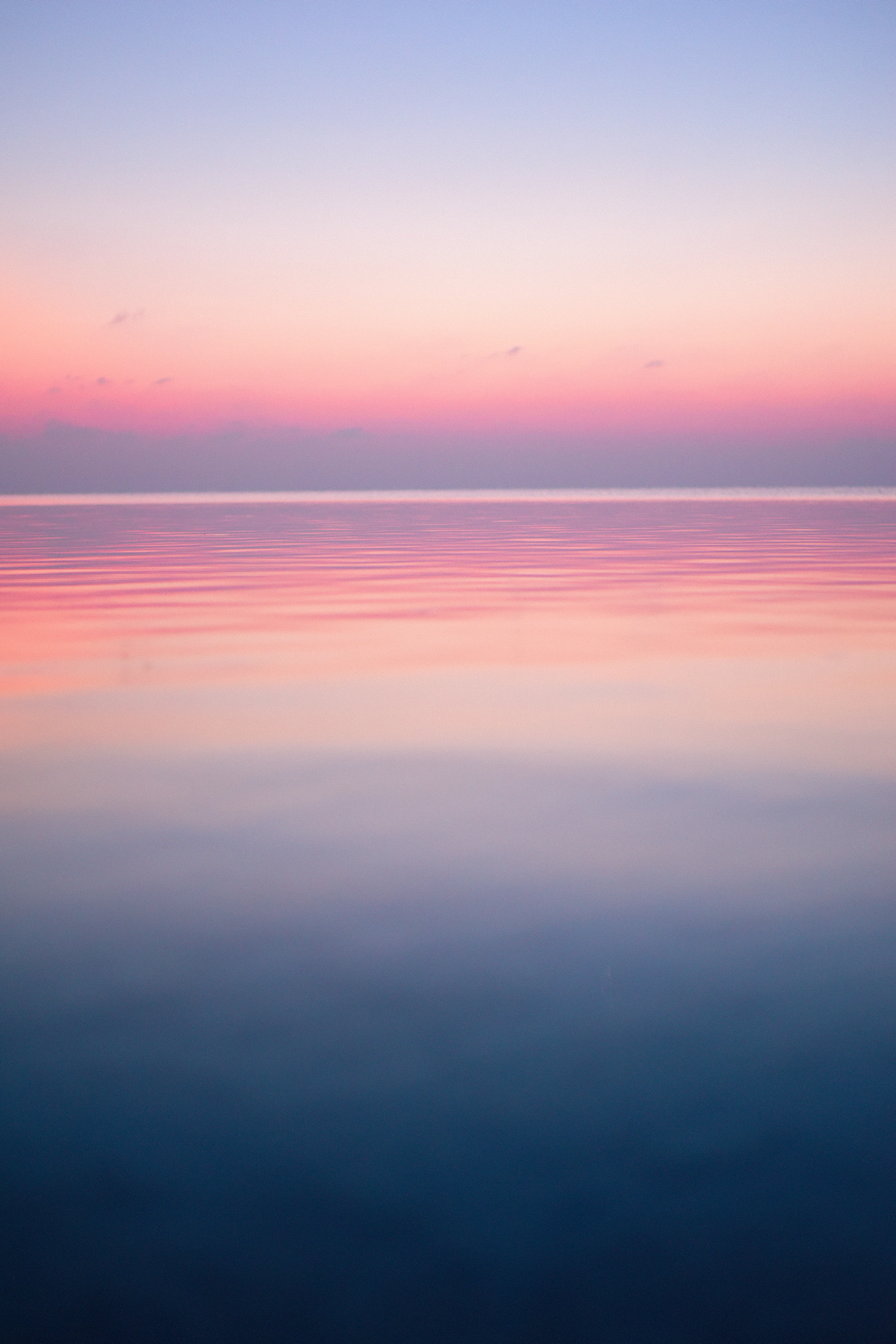 Calm open water